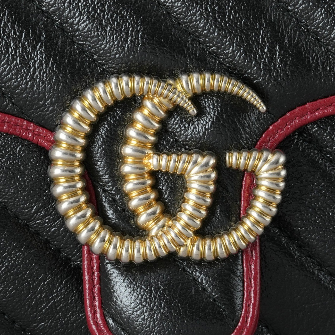 GUCCI(USED)구찌 583571 GG마몽 미니 탑 핸들백