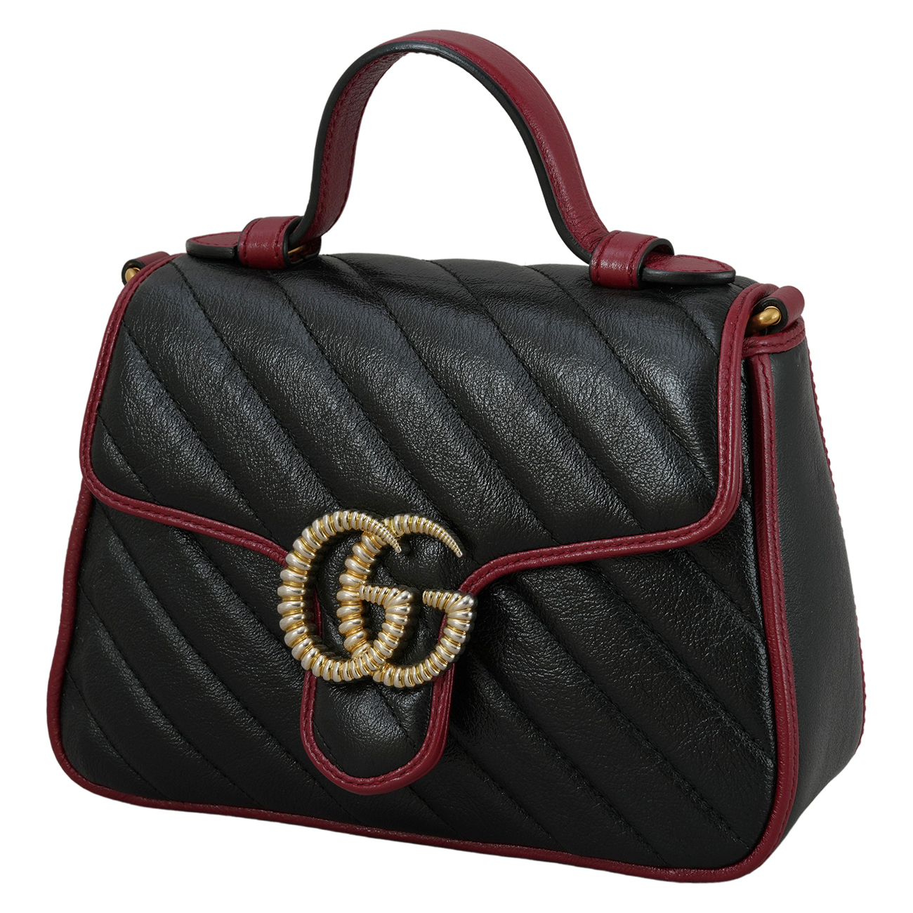 GUCCI(USED)구찌 583571 GG마몽 미니 탑 핸들백