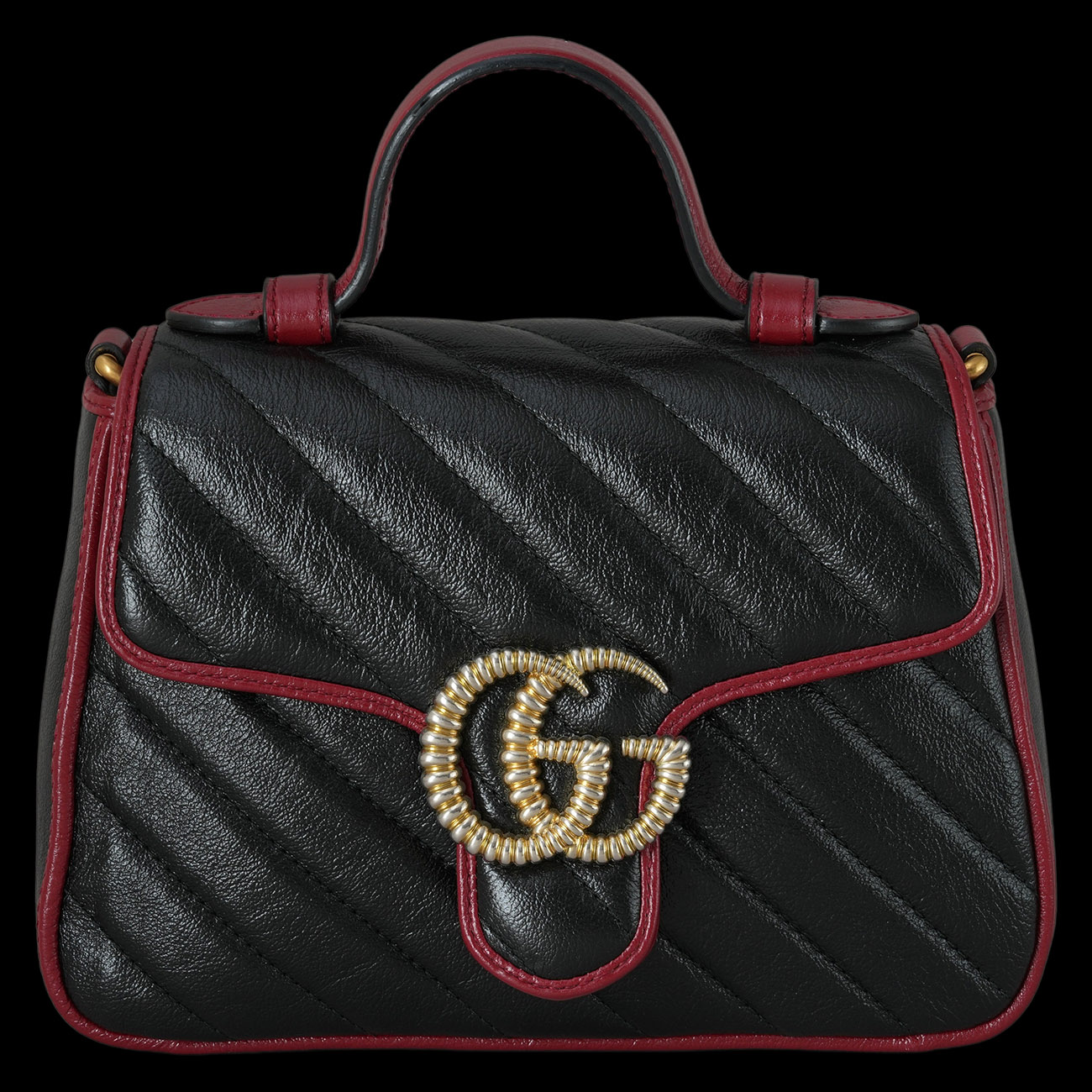 GUCCI(USED)구찌 583571 GG마몽 미니 탑 핸들백