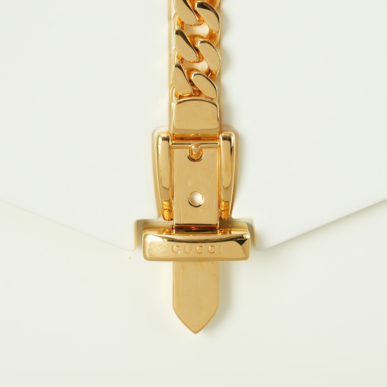 GUCCI(USED)구찌 589482 실비 플렉시글라스 미니 탑핸들백