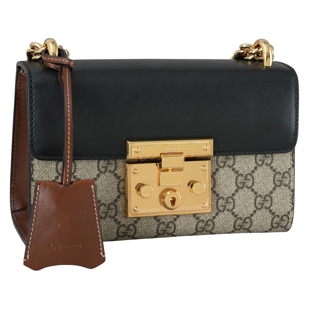 GUCCI(USED)구찌 409487 패들락 스몰 체인 숄더백