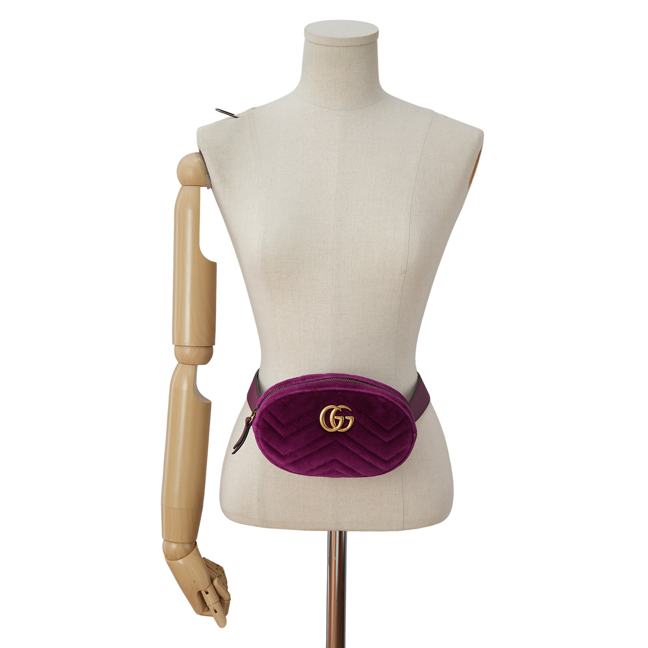 GUCCI(USED)구찌 476434 GG마몽 마틀라세 벨트백