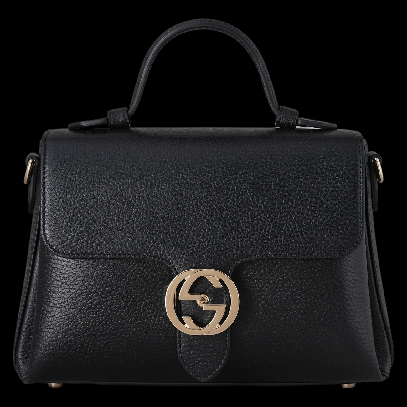 GUCCI(USED)구찌 510302 인터로킹 탑 핸들 체인백