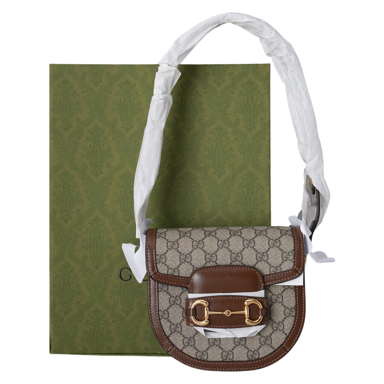 GUCCI(USED)구찌 &lrm;760191 홀스빗 1955 라운드 미니백