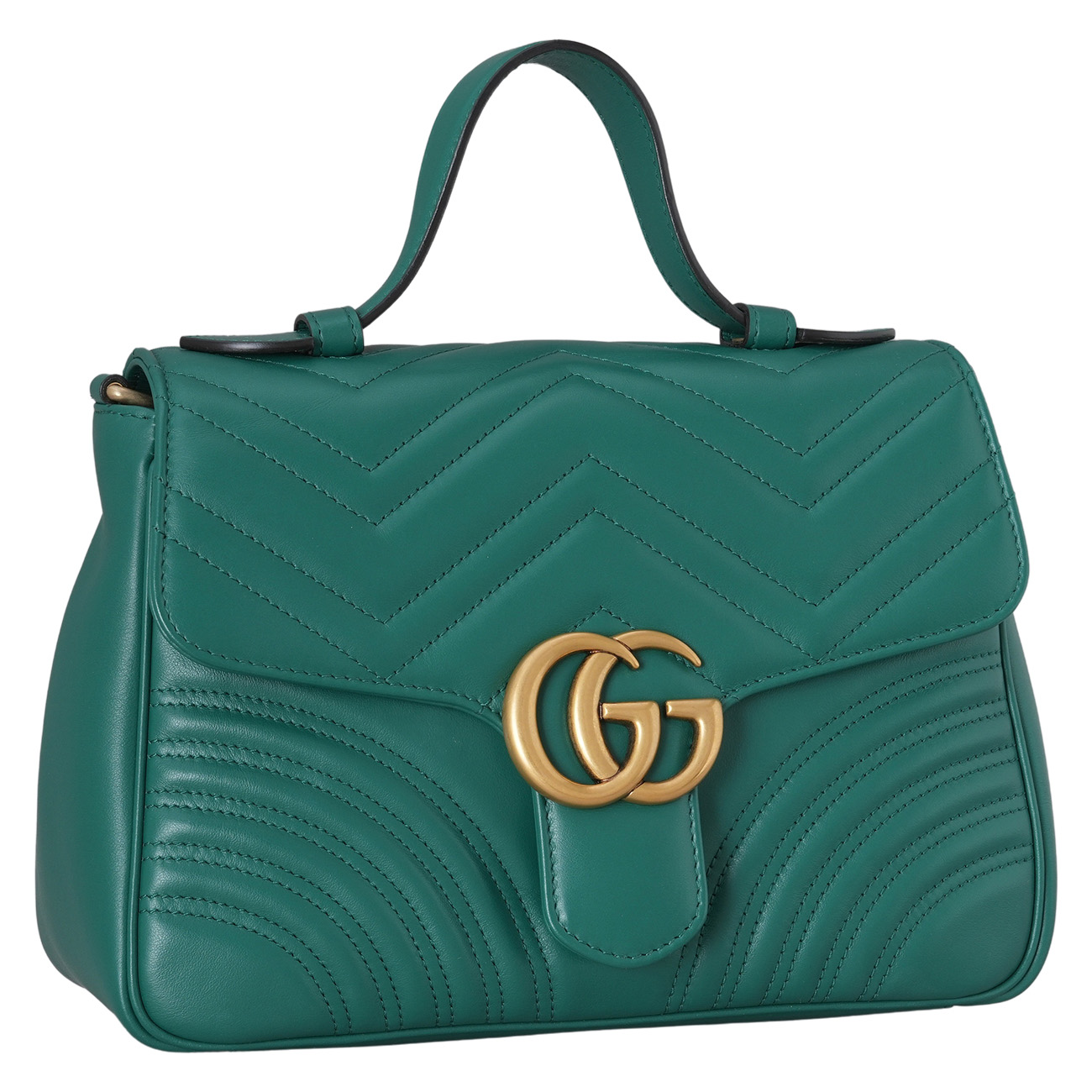 GUCCI(USED)구찌 498110 GG마몽 마틀라쎄 탑 핸들백