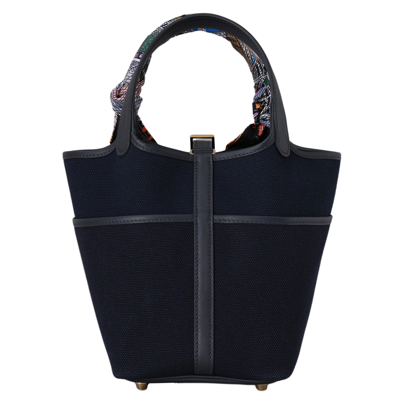 HERMES(USED)에르메스 캔버스 락 포켓 피코탄 18 & 트윌리