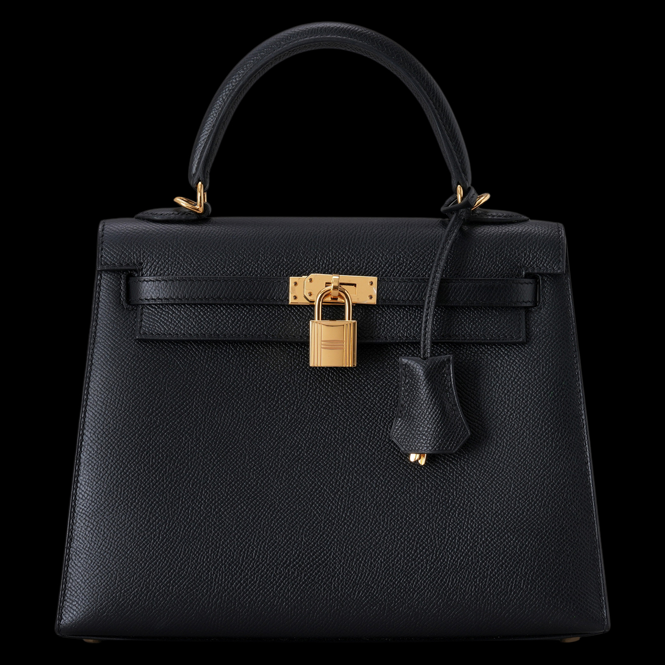 HERMES(USED)에르메스 켈리 25 셀리에 블랙 금장