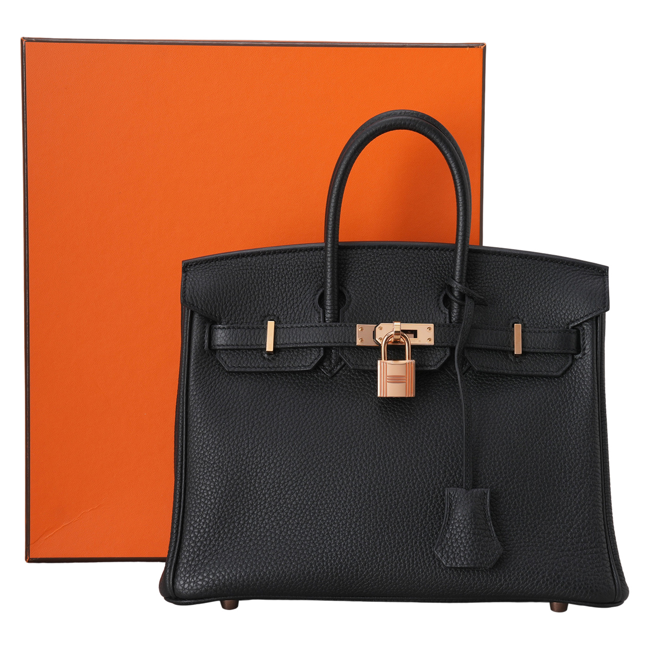 HERMES(USED)에르메스 벌킨 25 느와 로즈금장