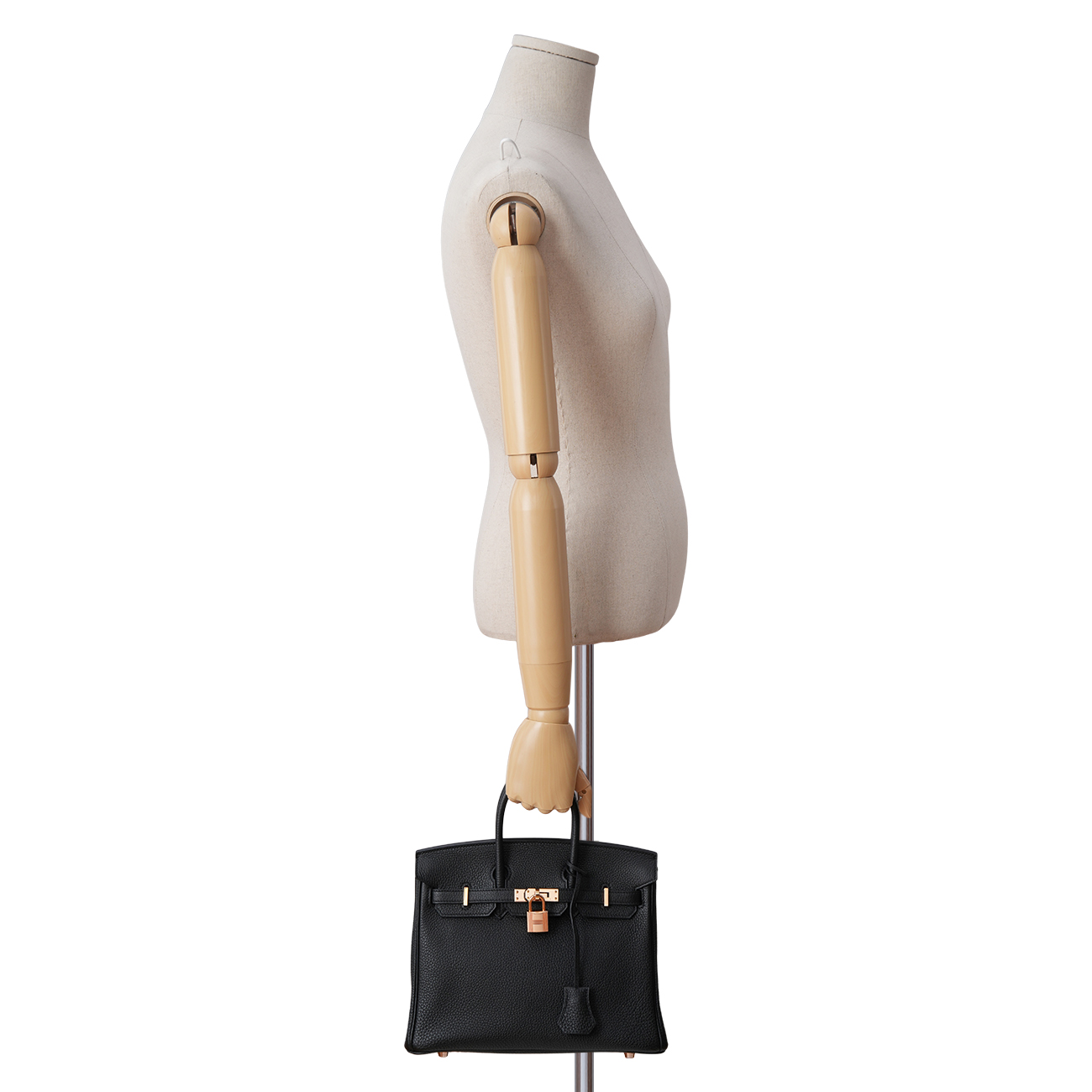 HERMES(USED)에르메스 벌킨 25 느와 로즈금장