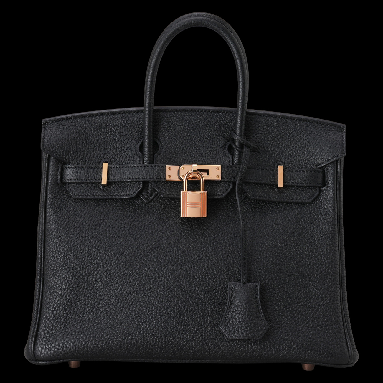 HERMES(USED)에르메스 벌킨 25 느와 로즈금장