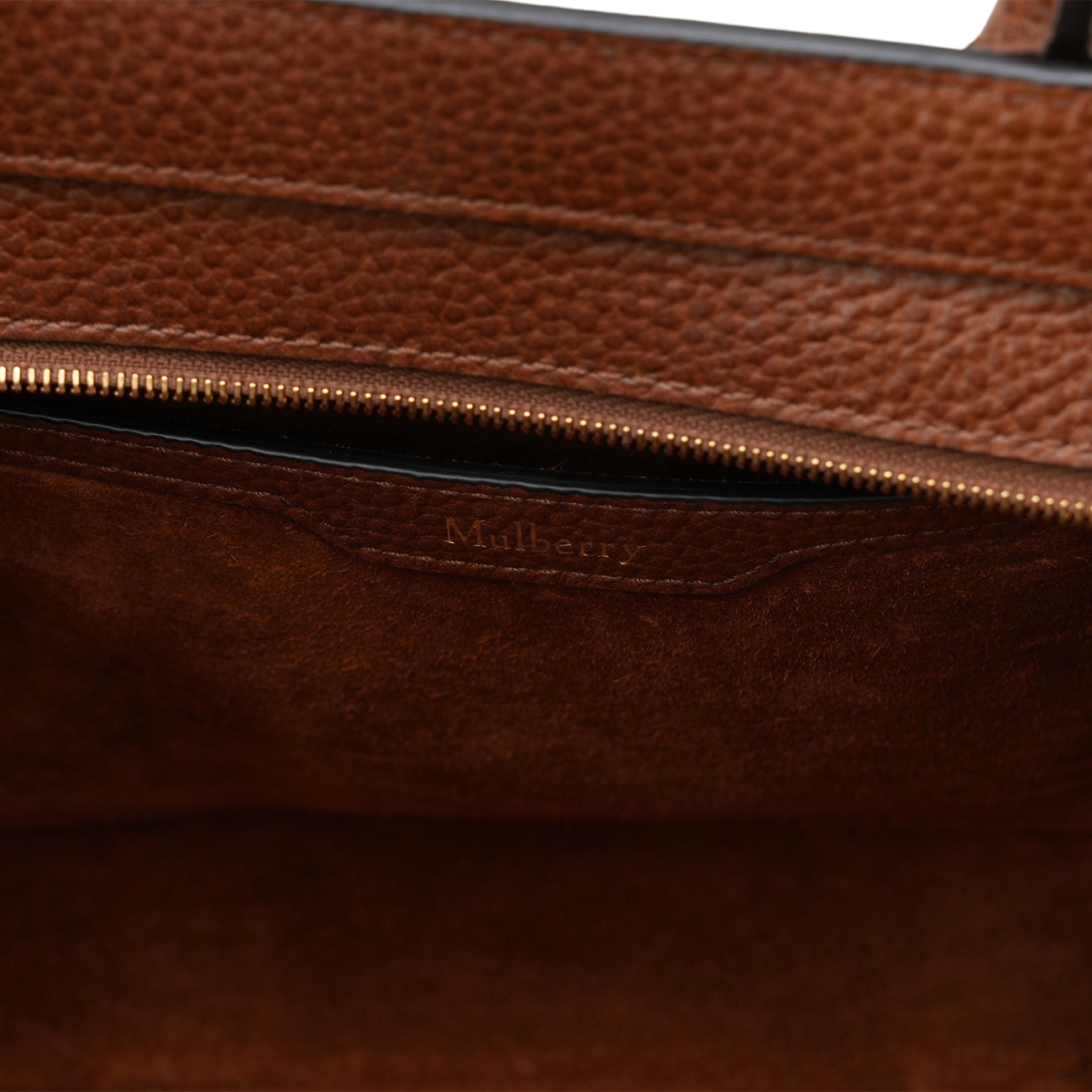 MULBERRY(USED)멀버리 지피 베이스워터 브라운