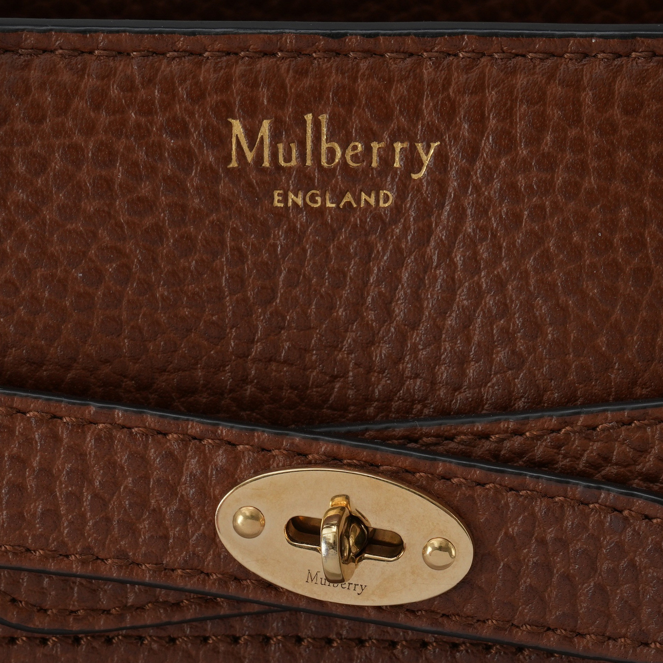 MULBERRY(USED)멀버리 지피 베이스워터 브라운