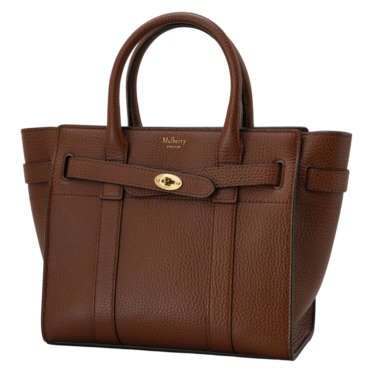 MULBERRY(USED)멀버리 지피 베이스워터 브라운