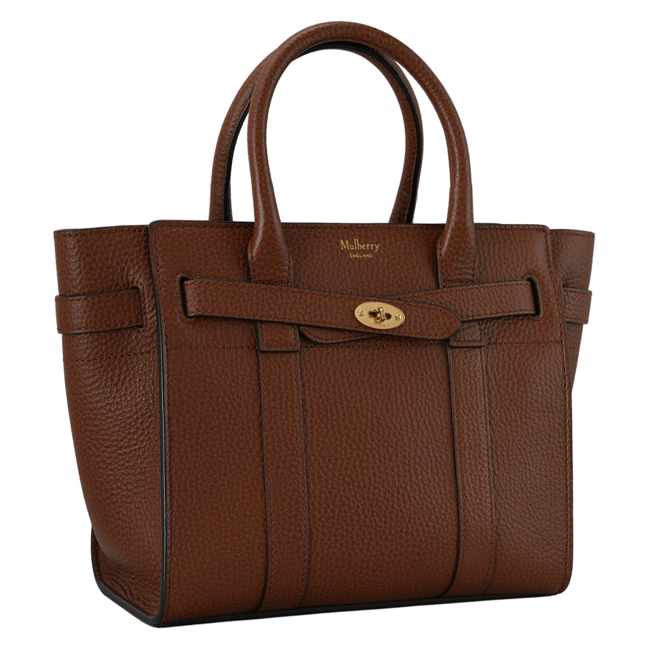 MULBERRY(USED)멀버리 지피 베이스워터 브라운