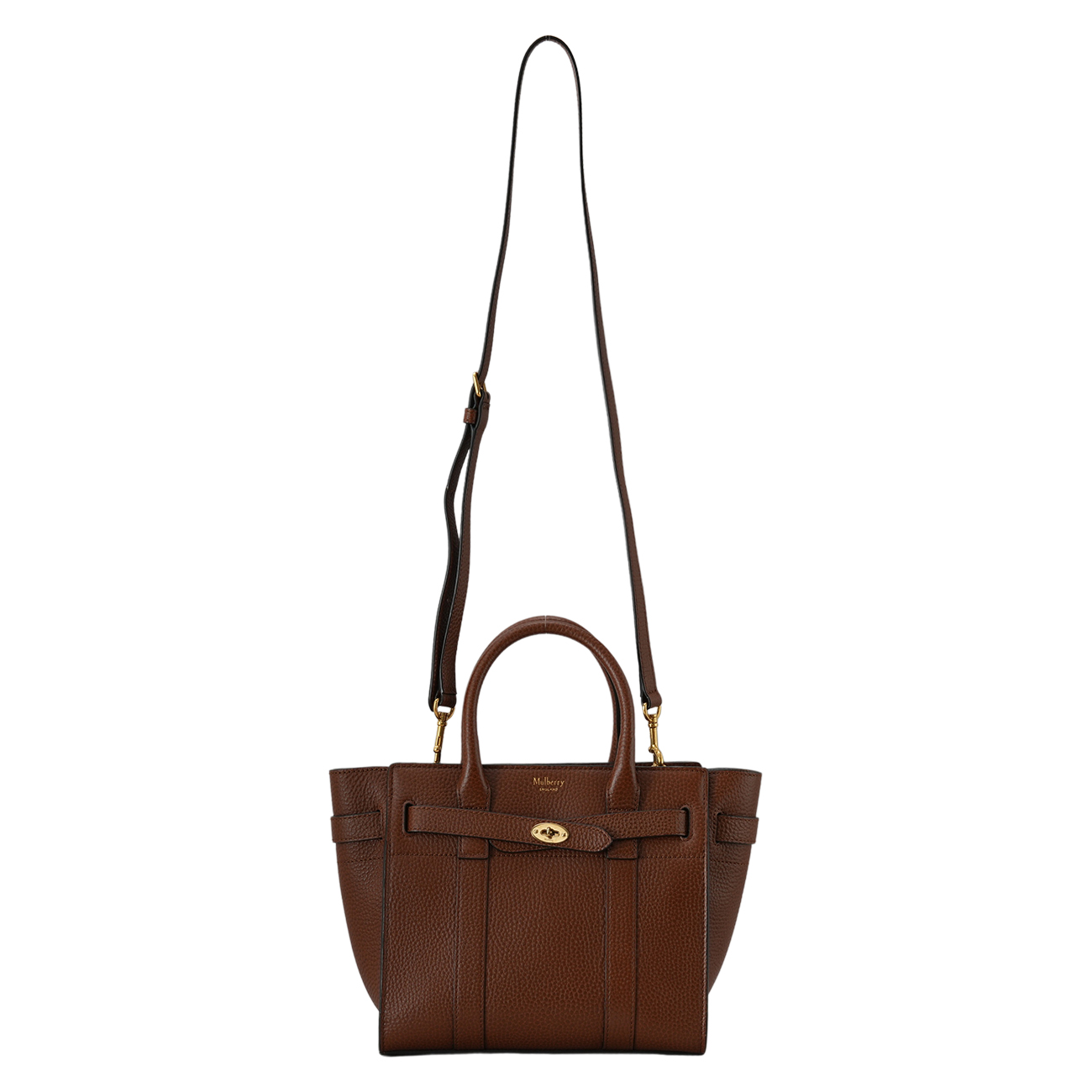 MULBERRY(USED)멀버리 지피 베이스워터 브라운