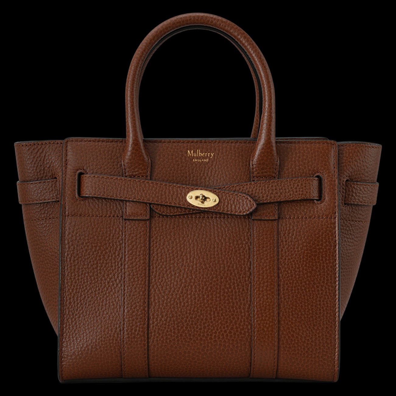 MULBERRY(USED)멀버리 지피 베이스워터 브라운