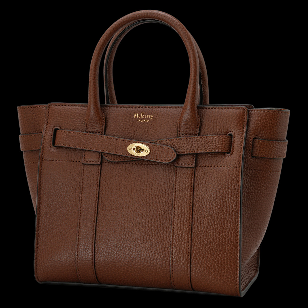 MULBERRY(USED)멀버리 지피 베이스워터 브라운