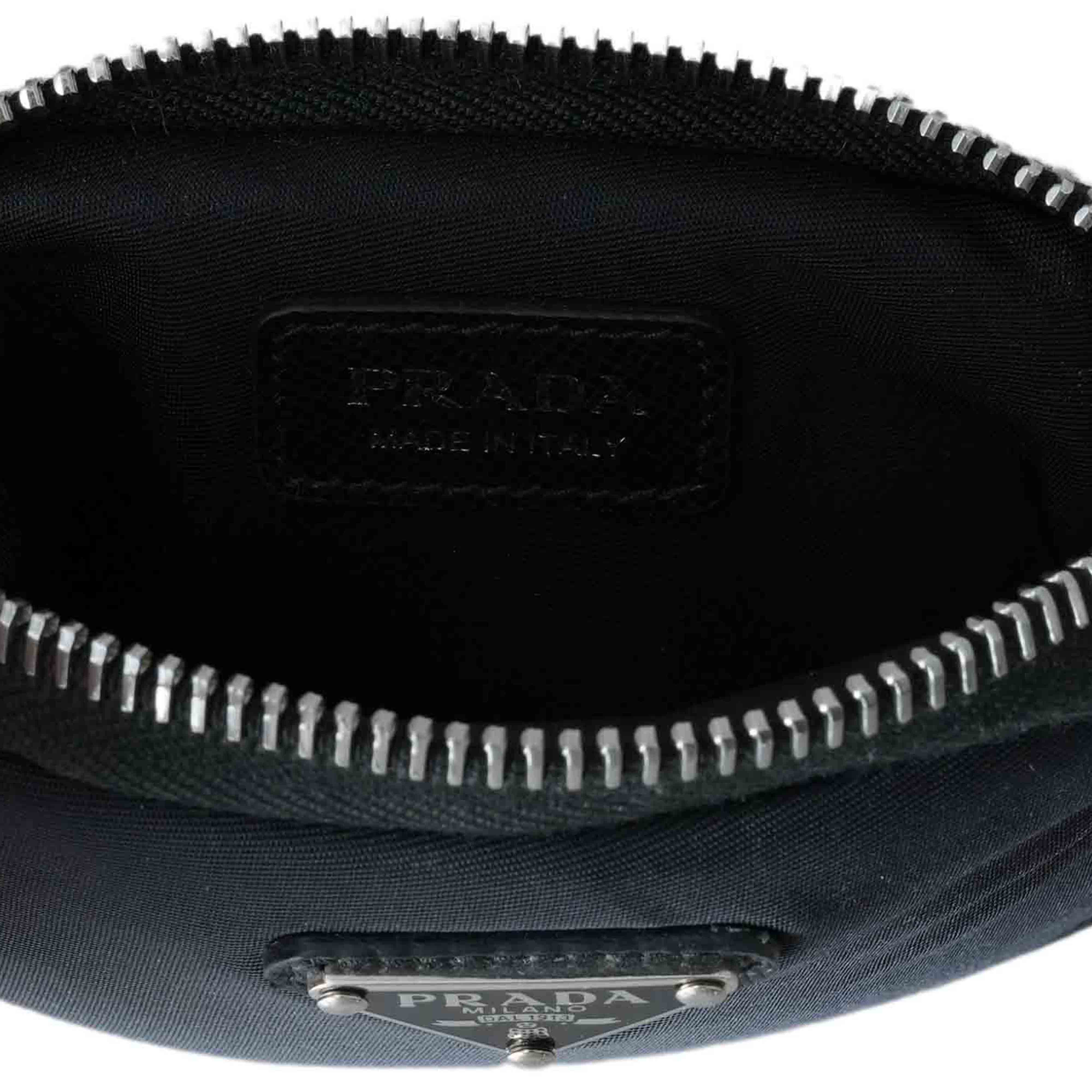 PRADA(USED)프라다 1CM237 나일론 파우치 사피아노 벨트