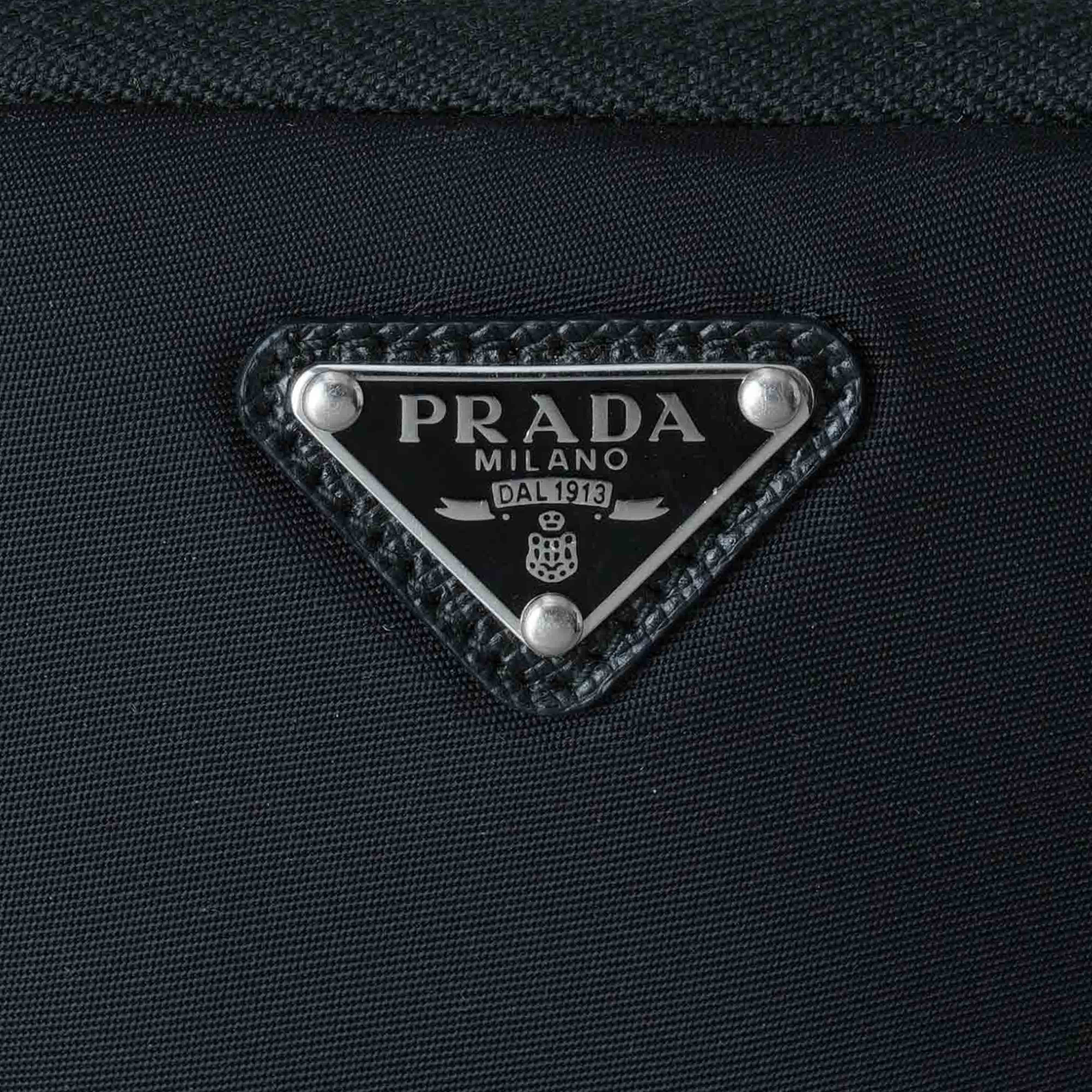 PRADA(USED)프라다 1CM237 나일론 파우치 사피아노 벨트