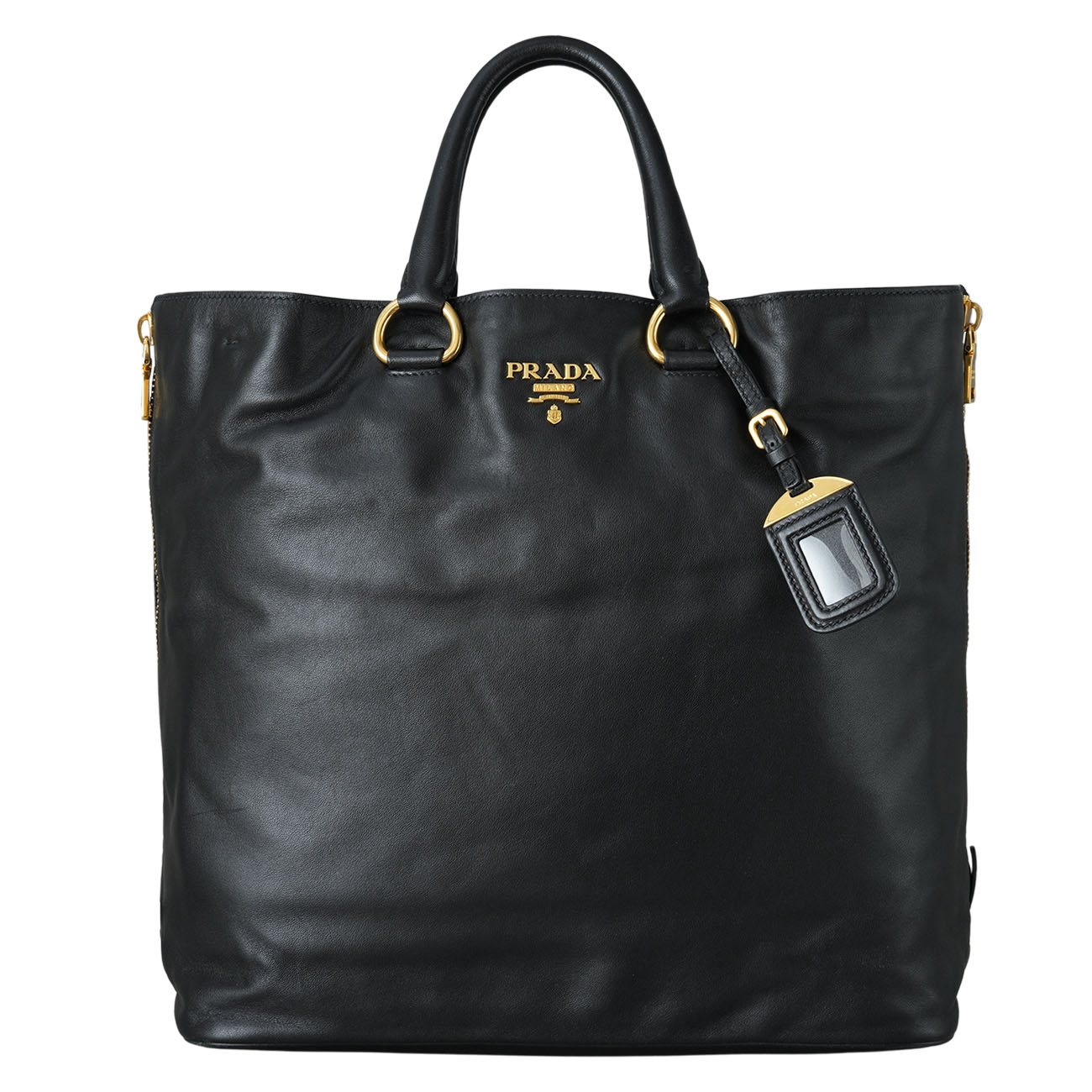 PRADA(USED)프라다 BN2477 소프트 카프 토트 겸 숄더백