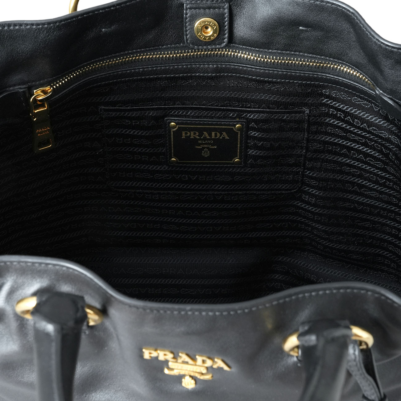 PRADA(USED)프라다 BN2477 소프트 카프 토트 겸 숄더백