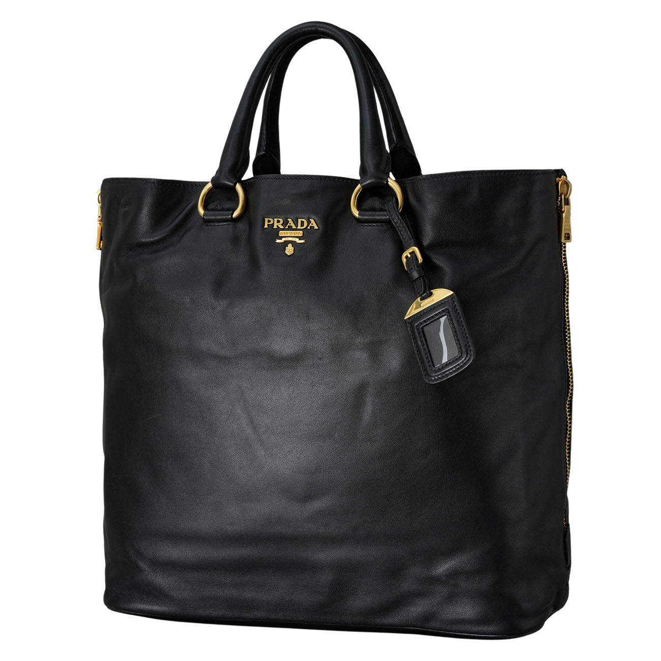 PRADA(USED)프라다 BN2477 소프트 카프 토트 겸 숄더백
