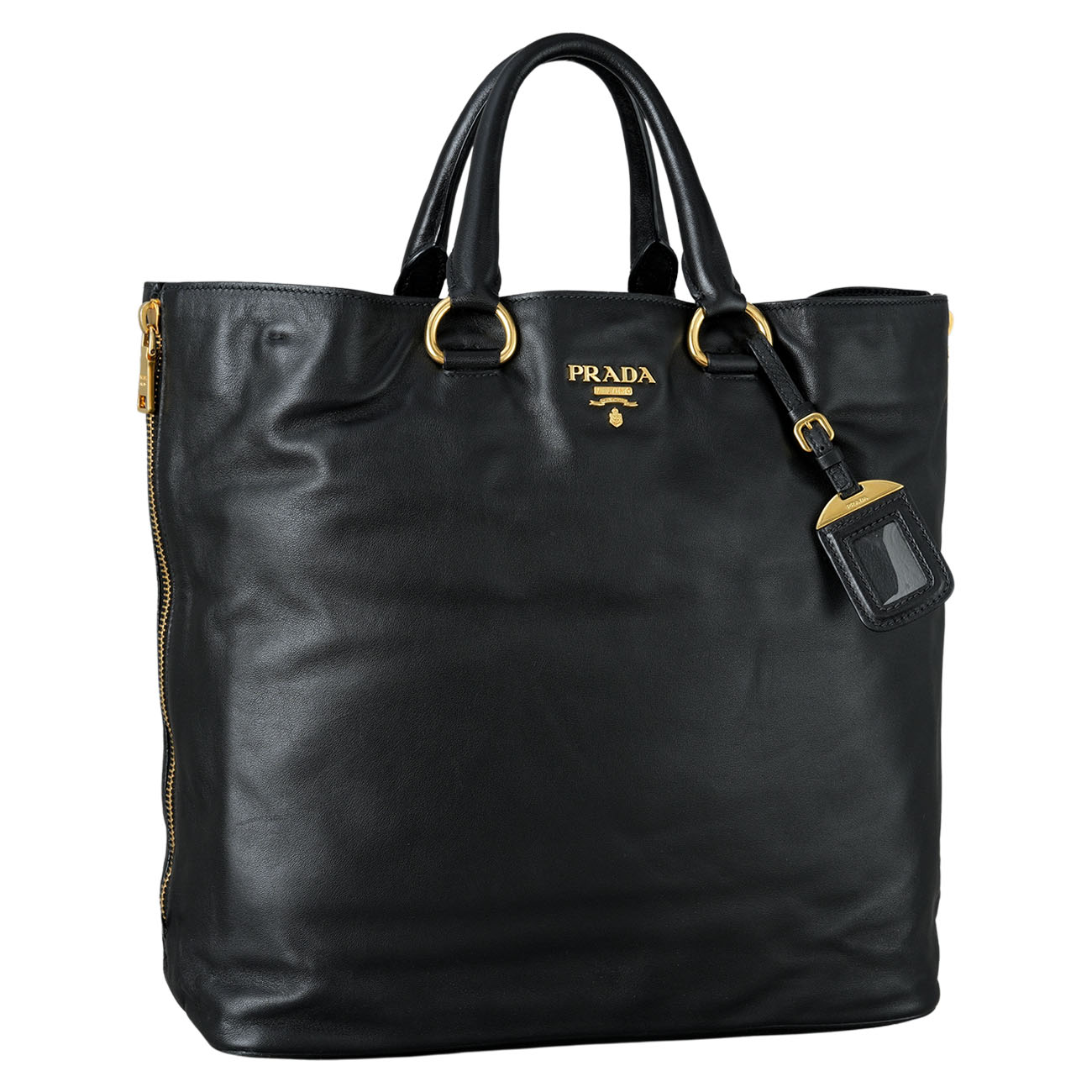 PRADA(USED)프라다 BN2477 소프트 카프 토트 겸 숄더백