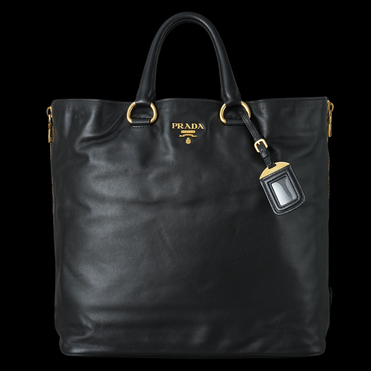 PRADA(USED)프라다 BN2477 소프트 카프 토트 겸 숄더백