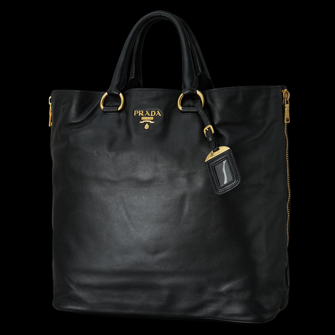 PRADA(USED)프라다 BN2477 소프트 카프 토트 겸 숄더백