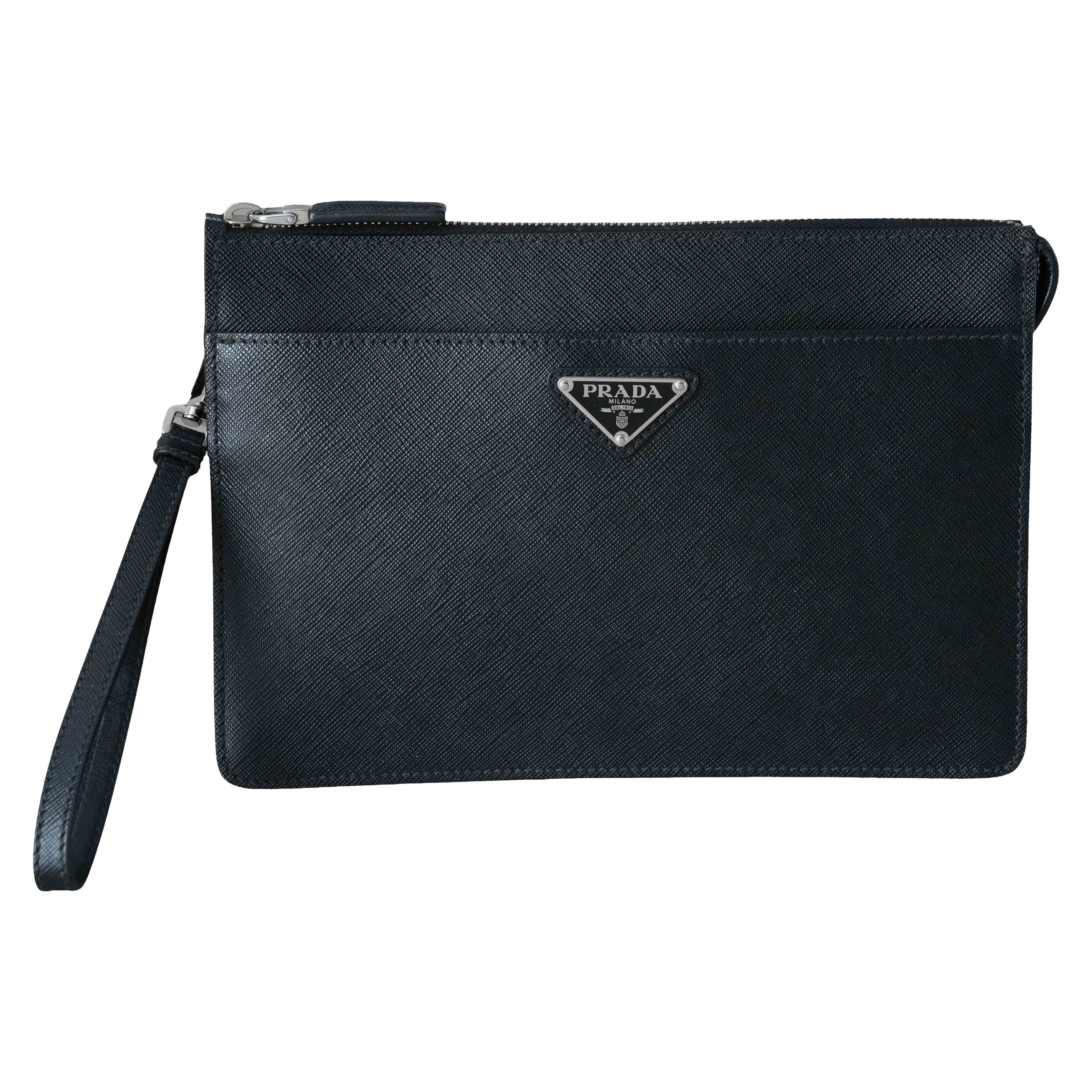 PRADA(USED)프라다 2VF032 사피아노 클러치