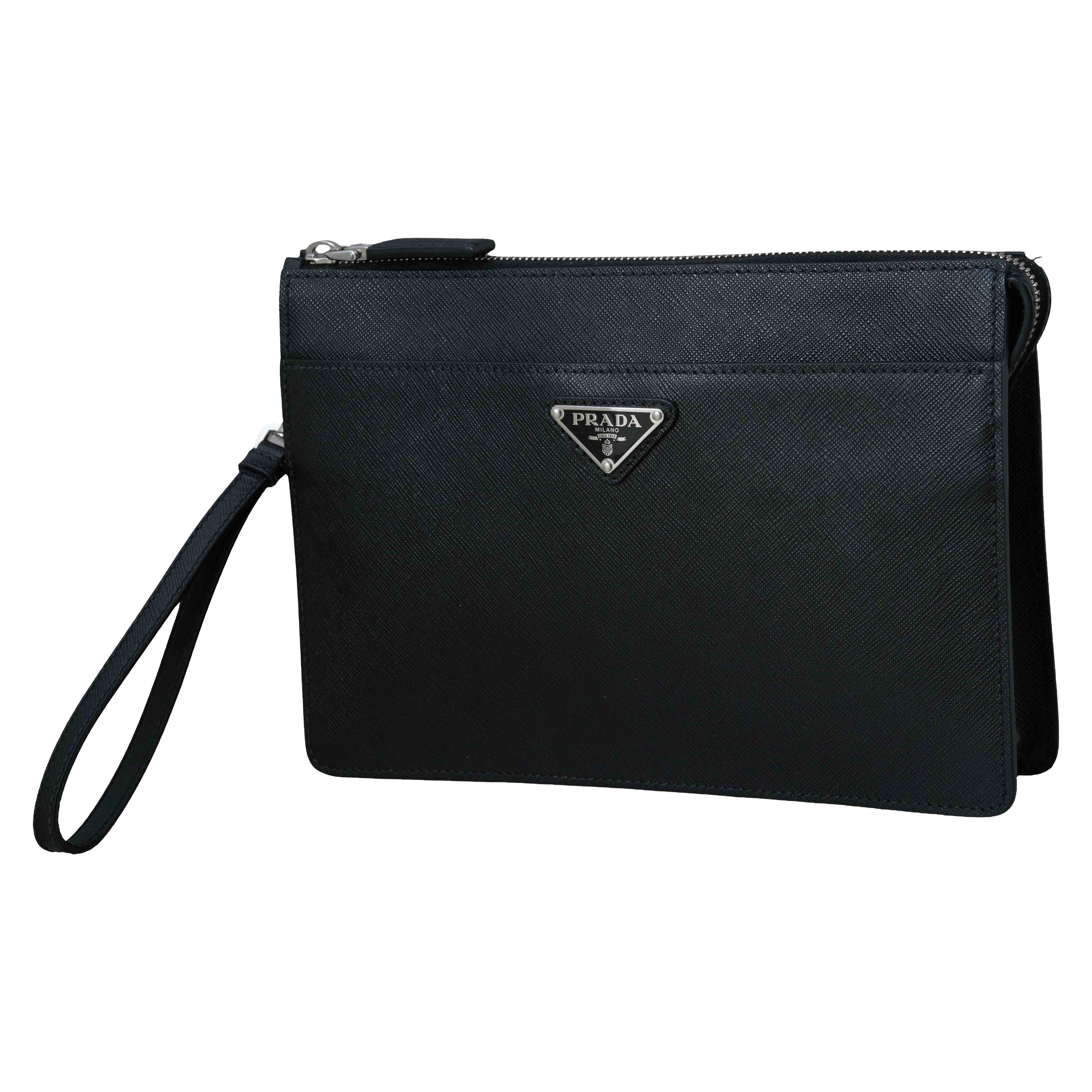 PRADA(USED)프라다 2VF032 사피아노 클러치