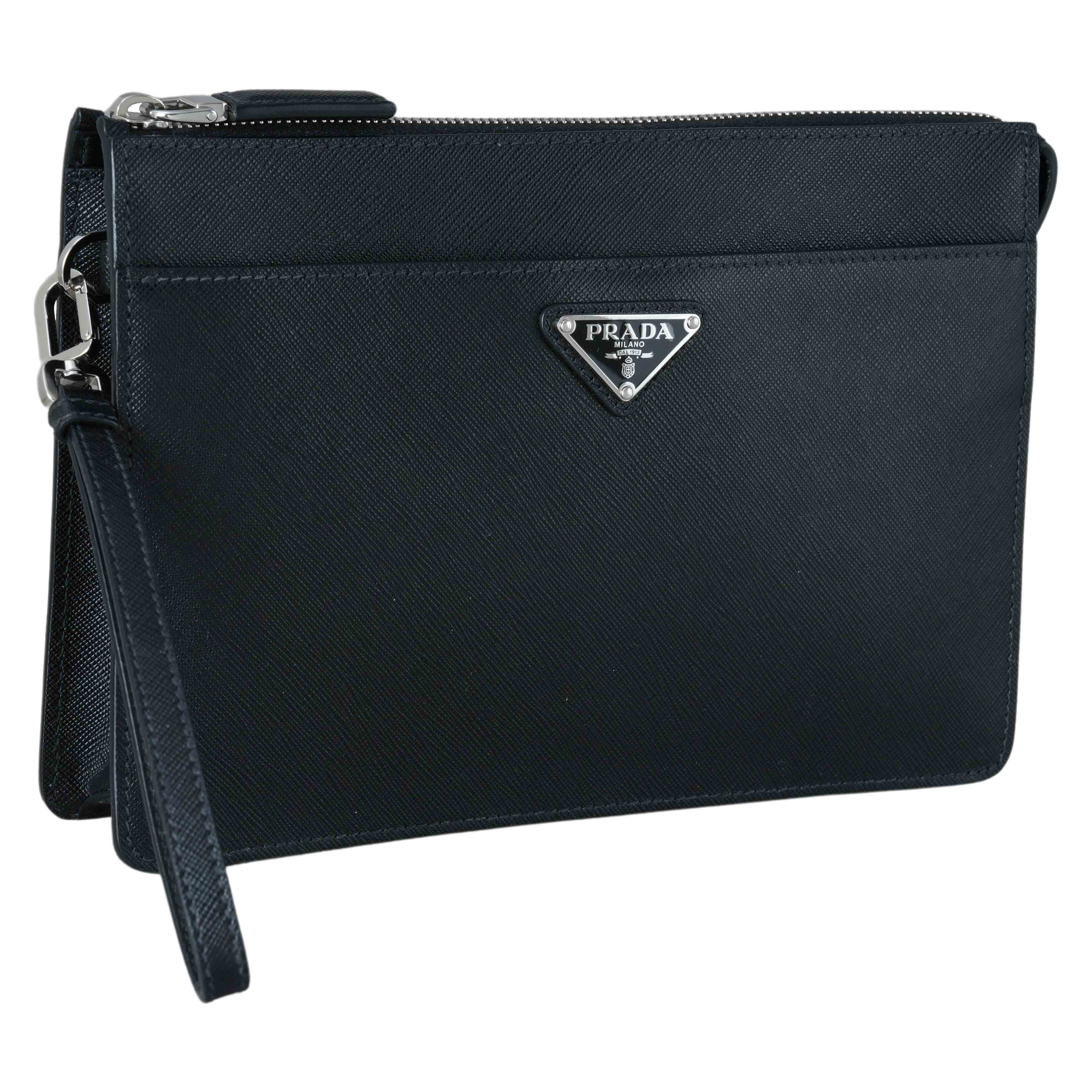 PRADA(USED)프라다 2VF032 사피아노 클러치