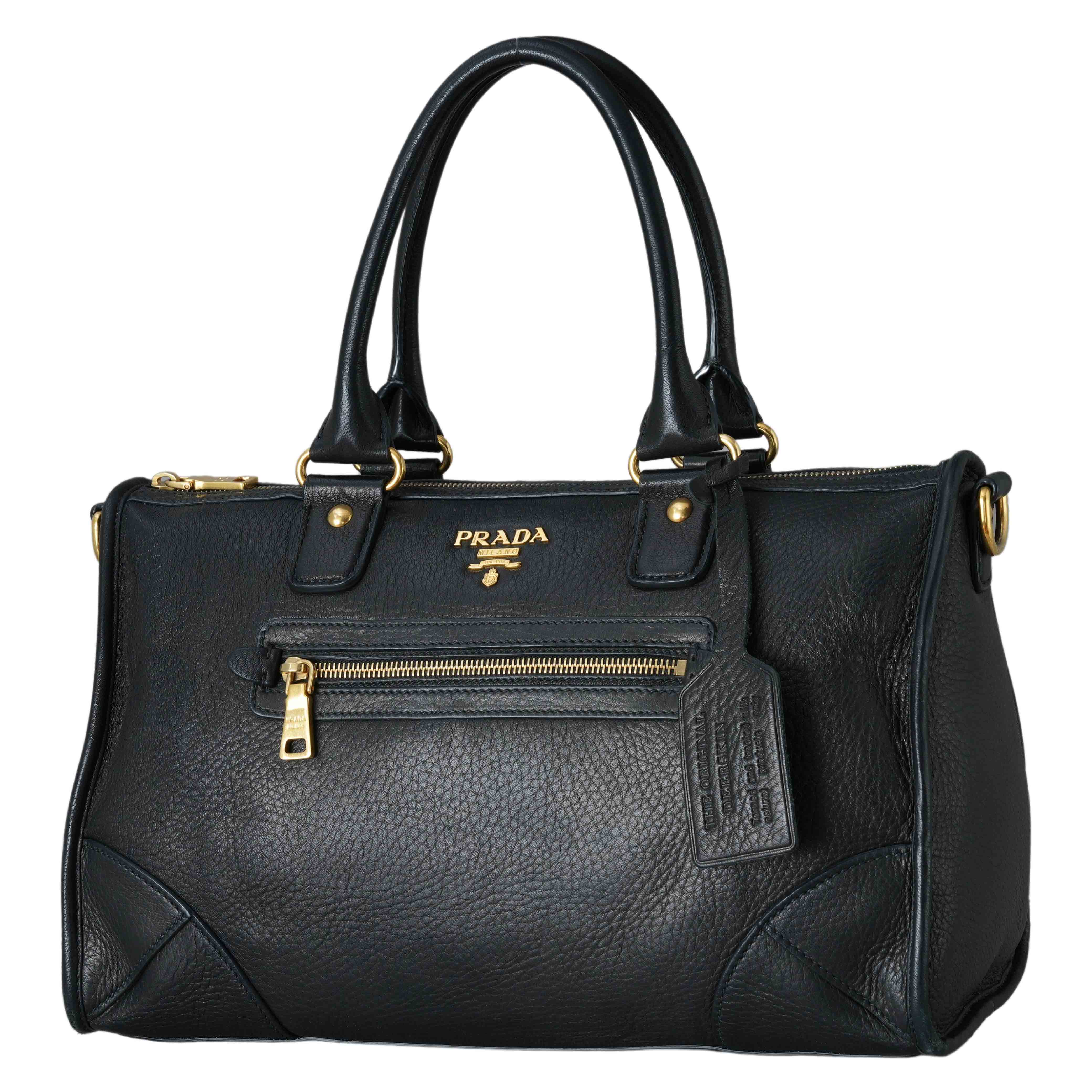 PRADA(USED)프라다 BR0539 모터백 블랙