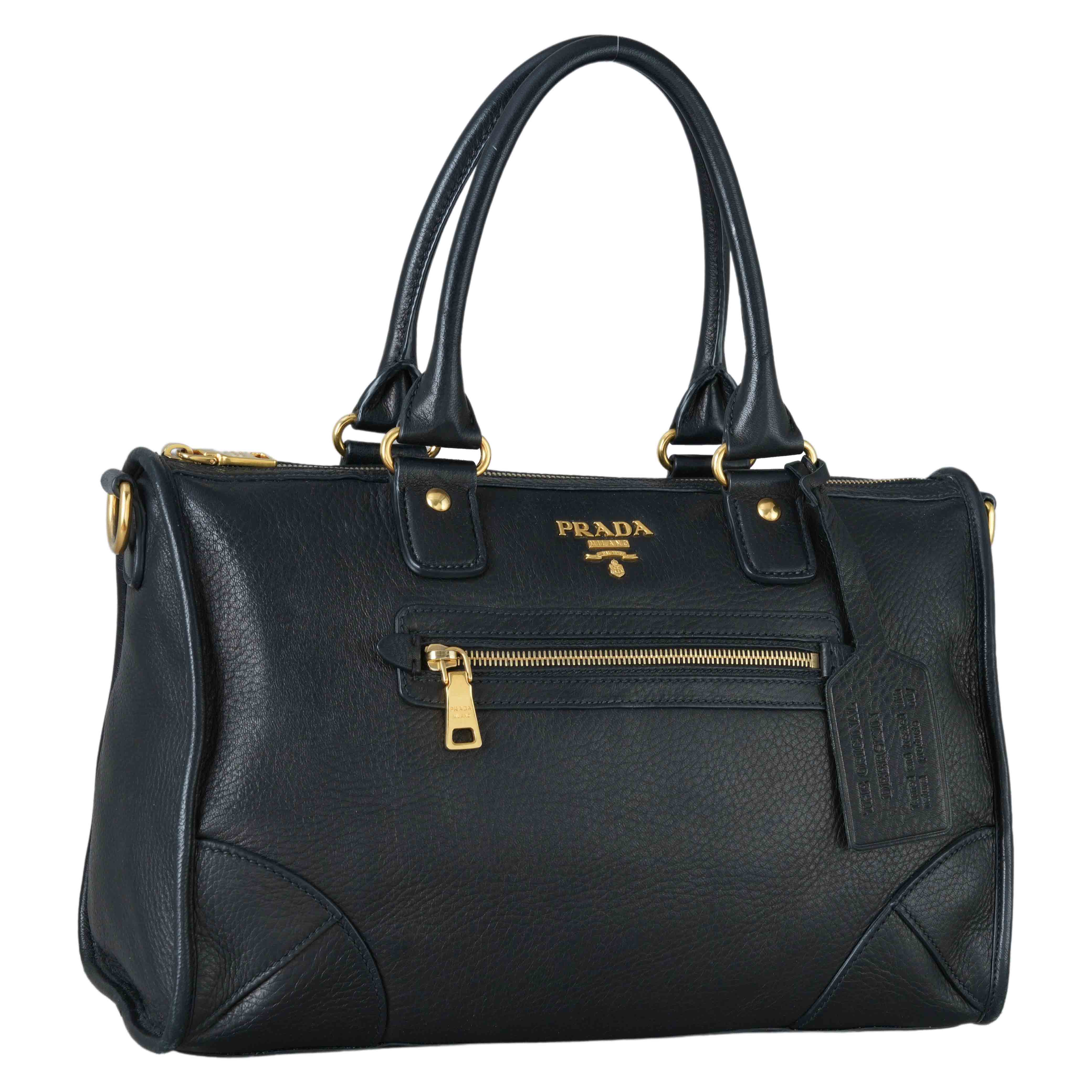 PRADA(USED)프라다 BR0539 모터백 블랙