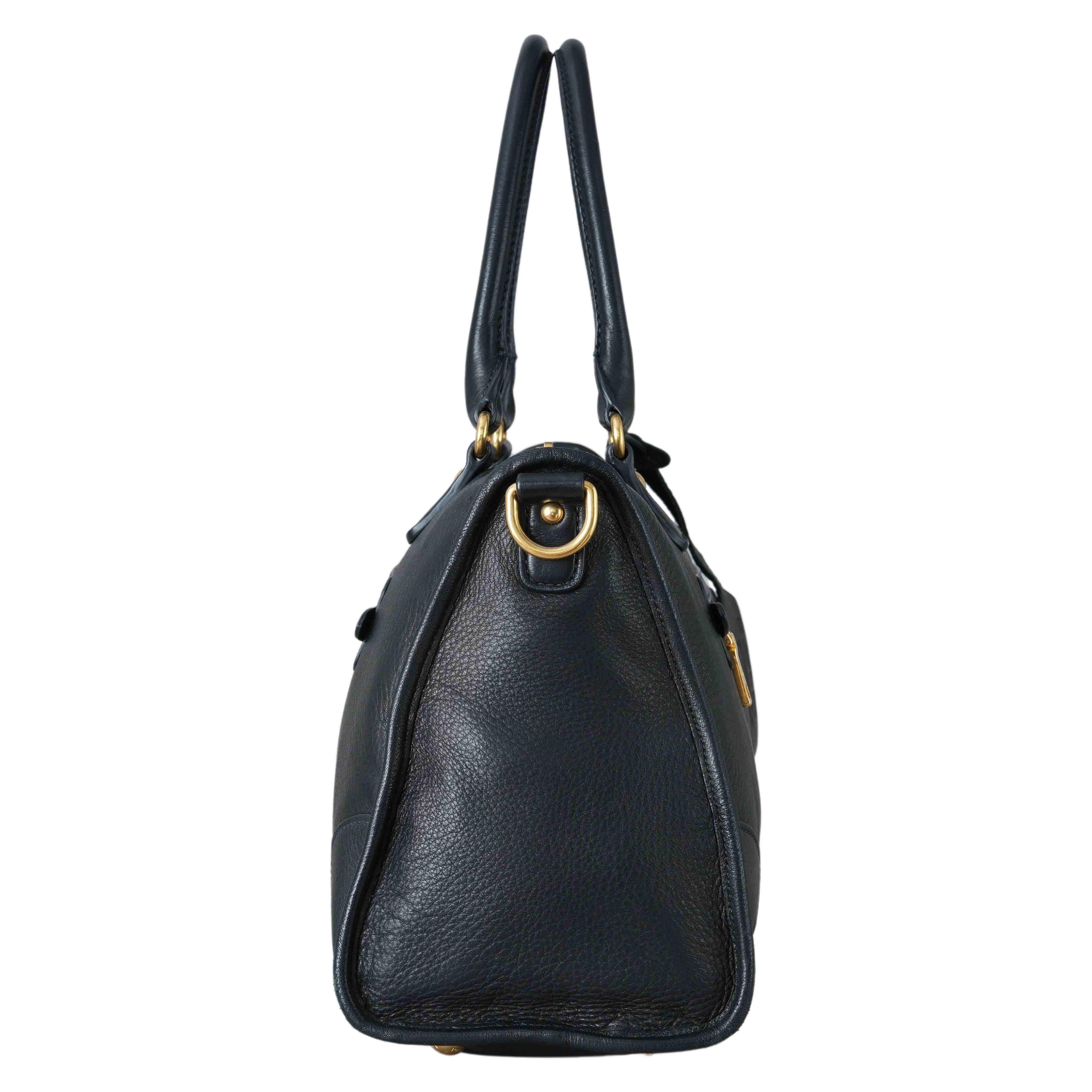 PRADA(USED)프라다 BR0539 모터백 블랙
