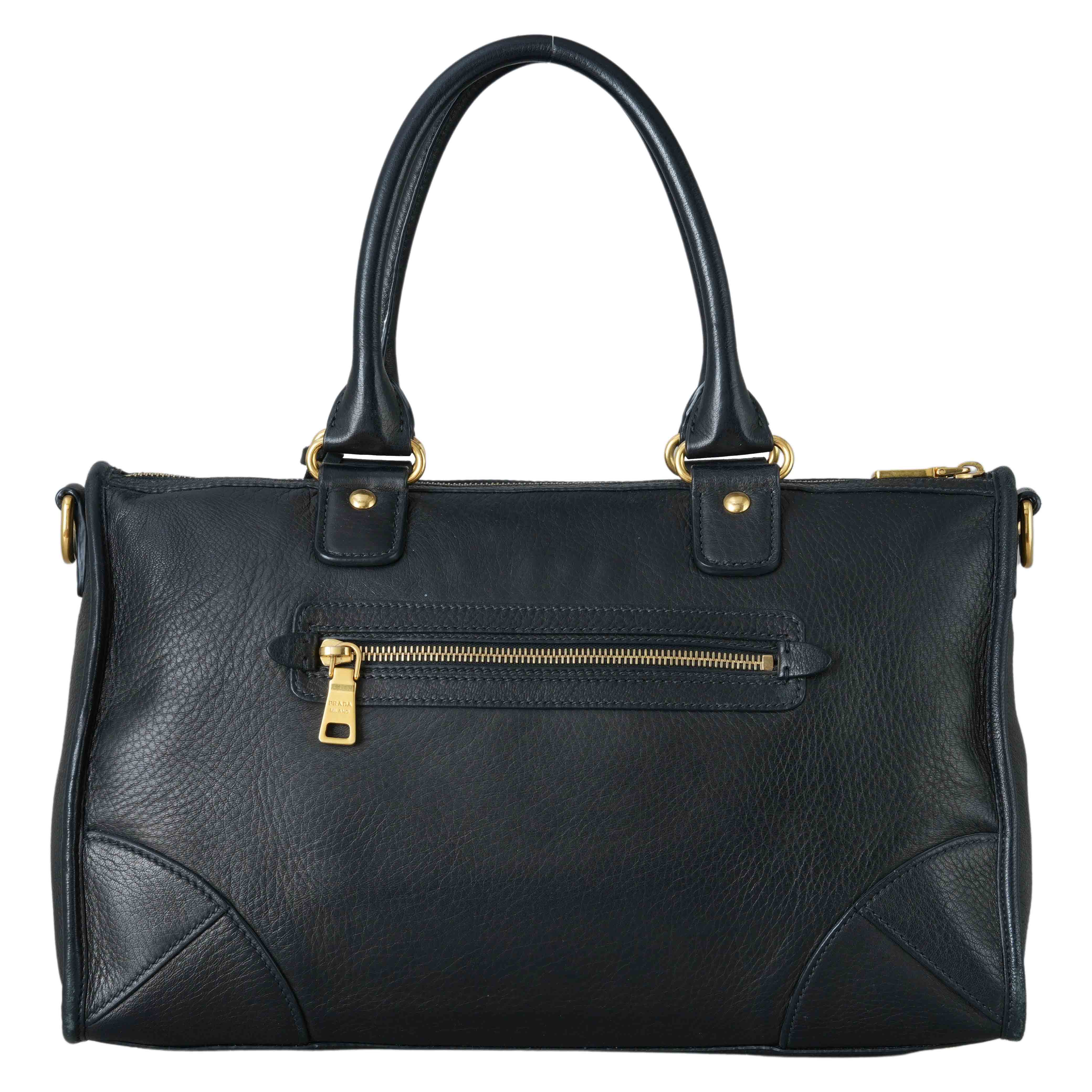 PRADA(USED)프라다 BR0539 모터백 블랙