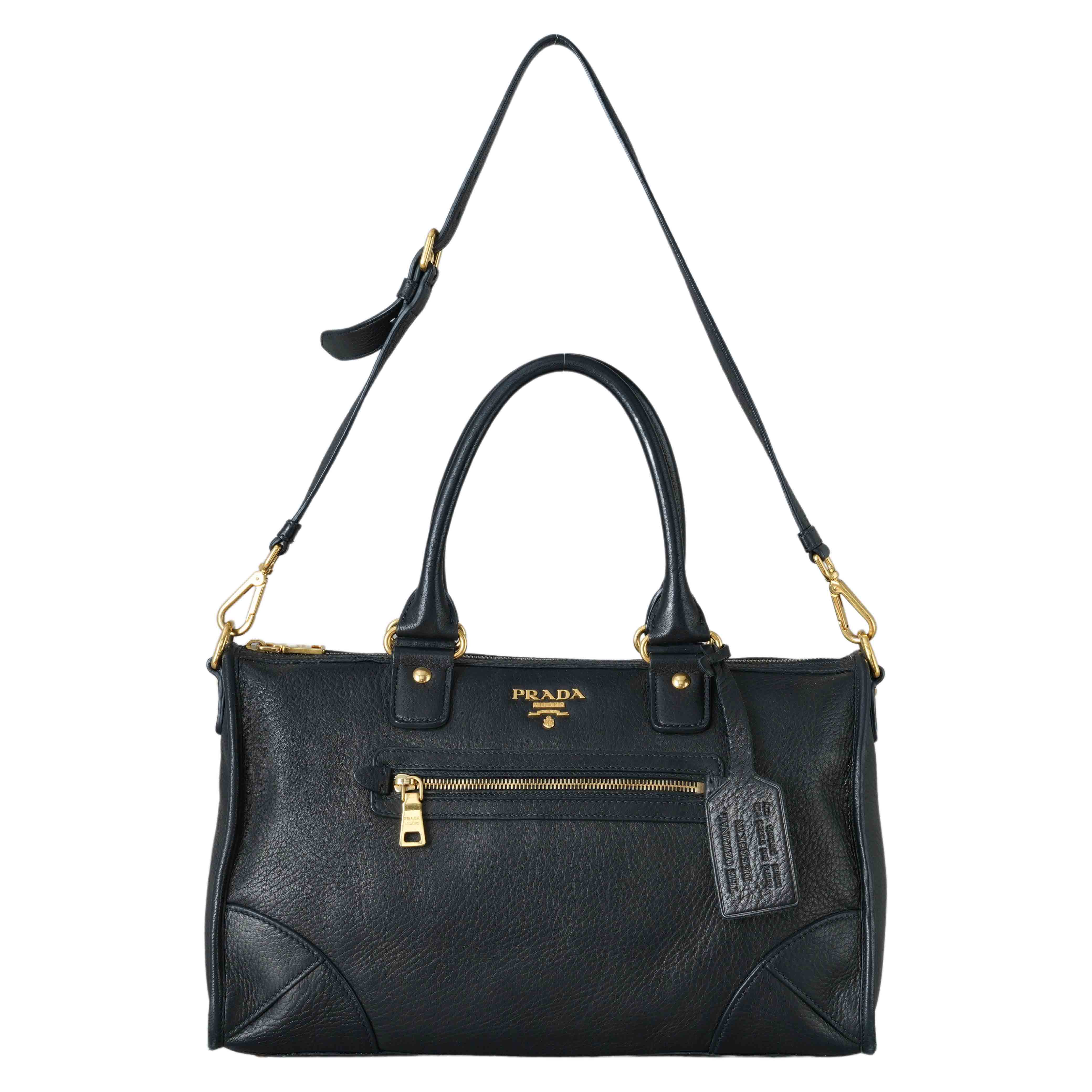 PRADA(USED)프라다 BR0539 모터백 블랙