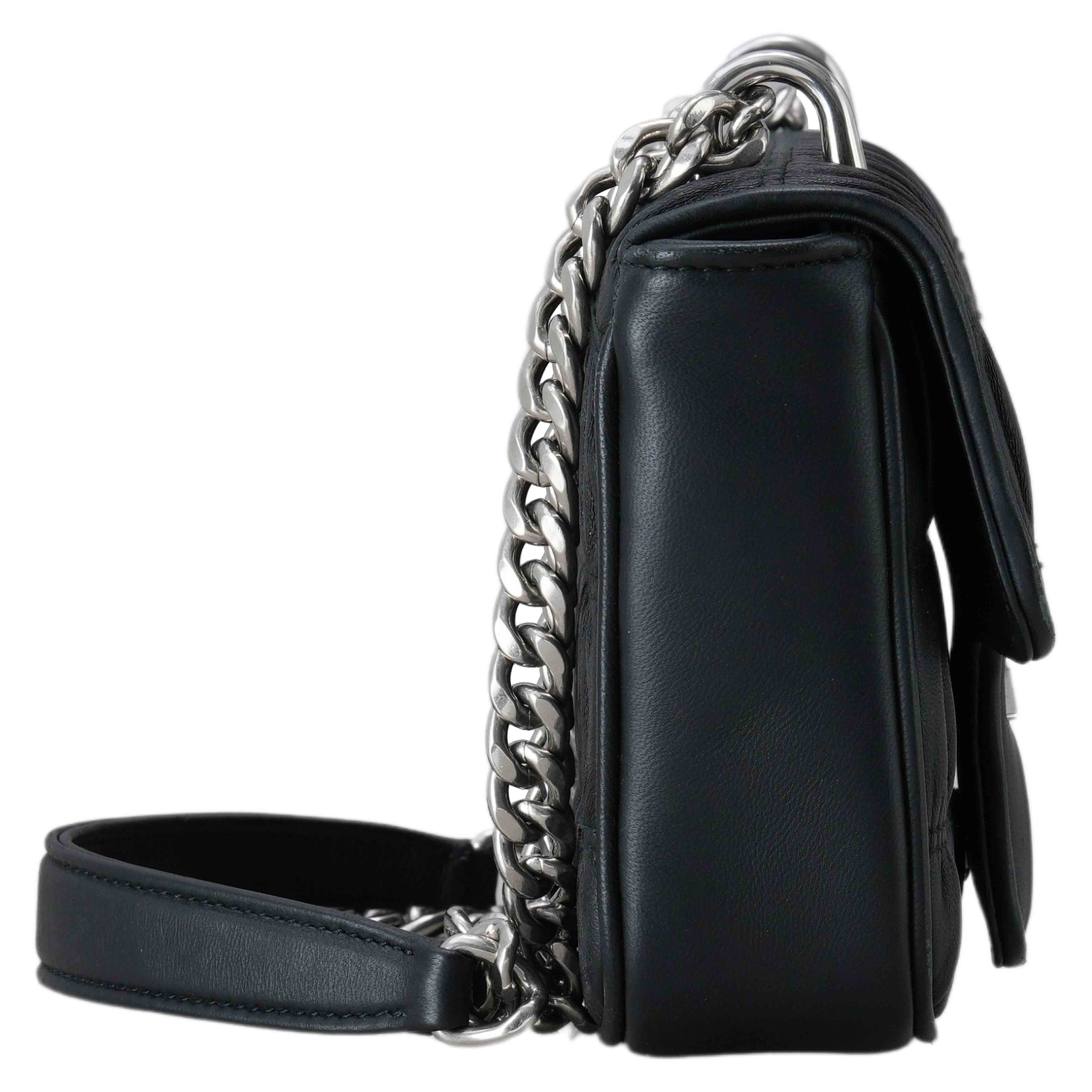 PRADA(USED)프라다 고프레 플랩 체인 숄더백