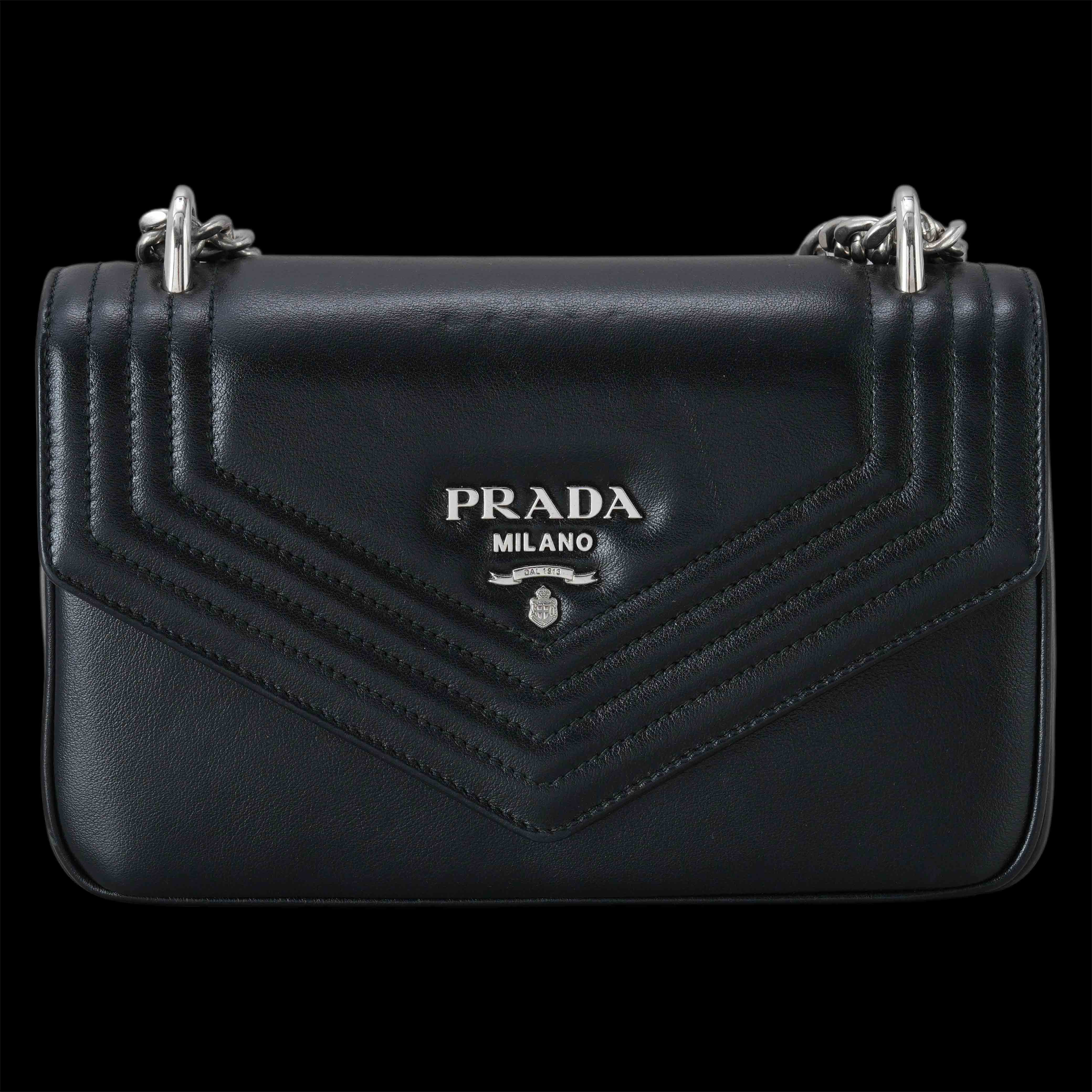 PRADA(USED)프라다 1BD300 그레이스 럭스 체인 숄더백