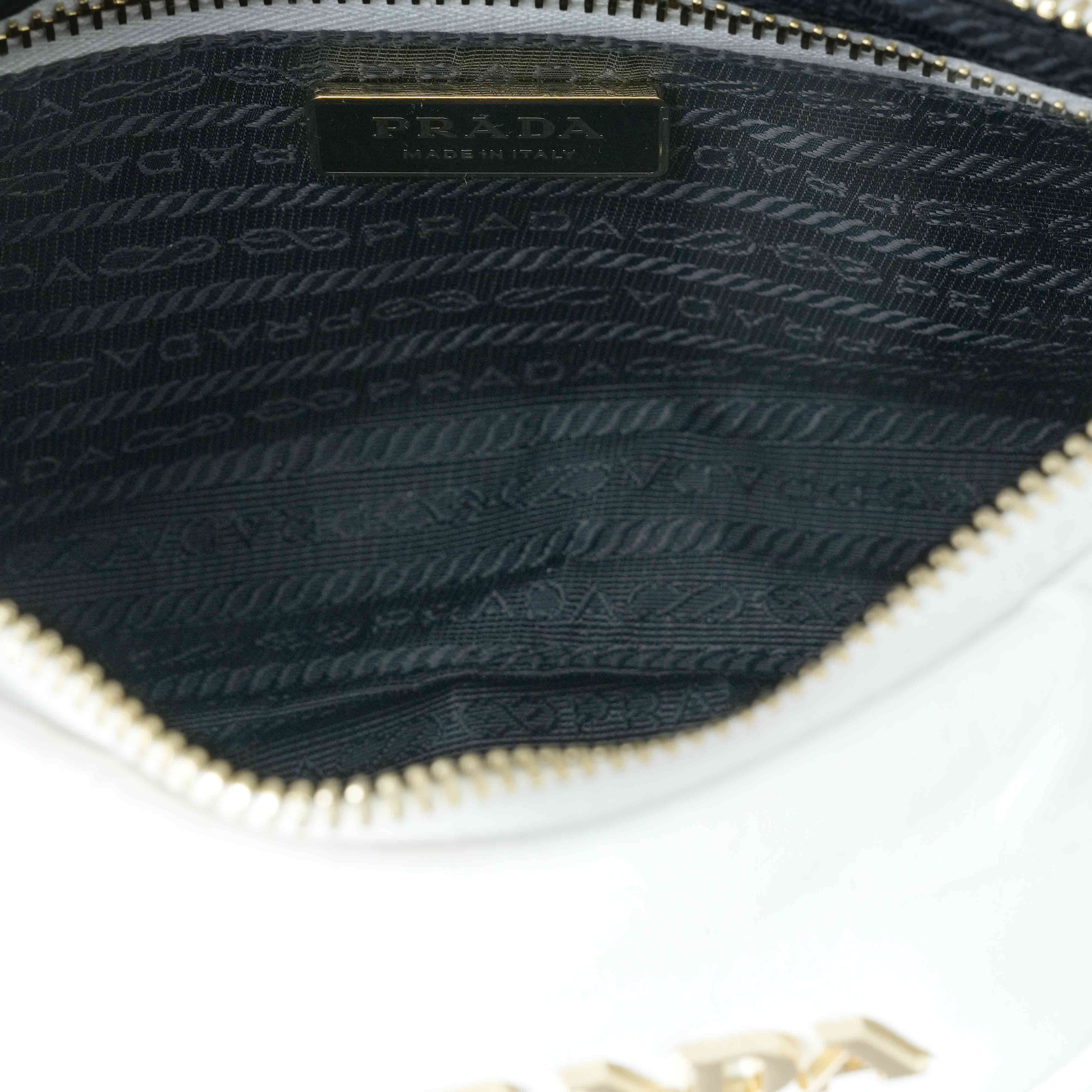 PRADA(USED)프라다 나파 패치 체인 숄더백