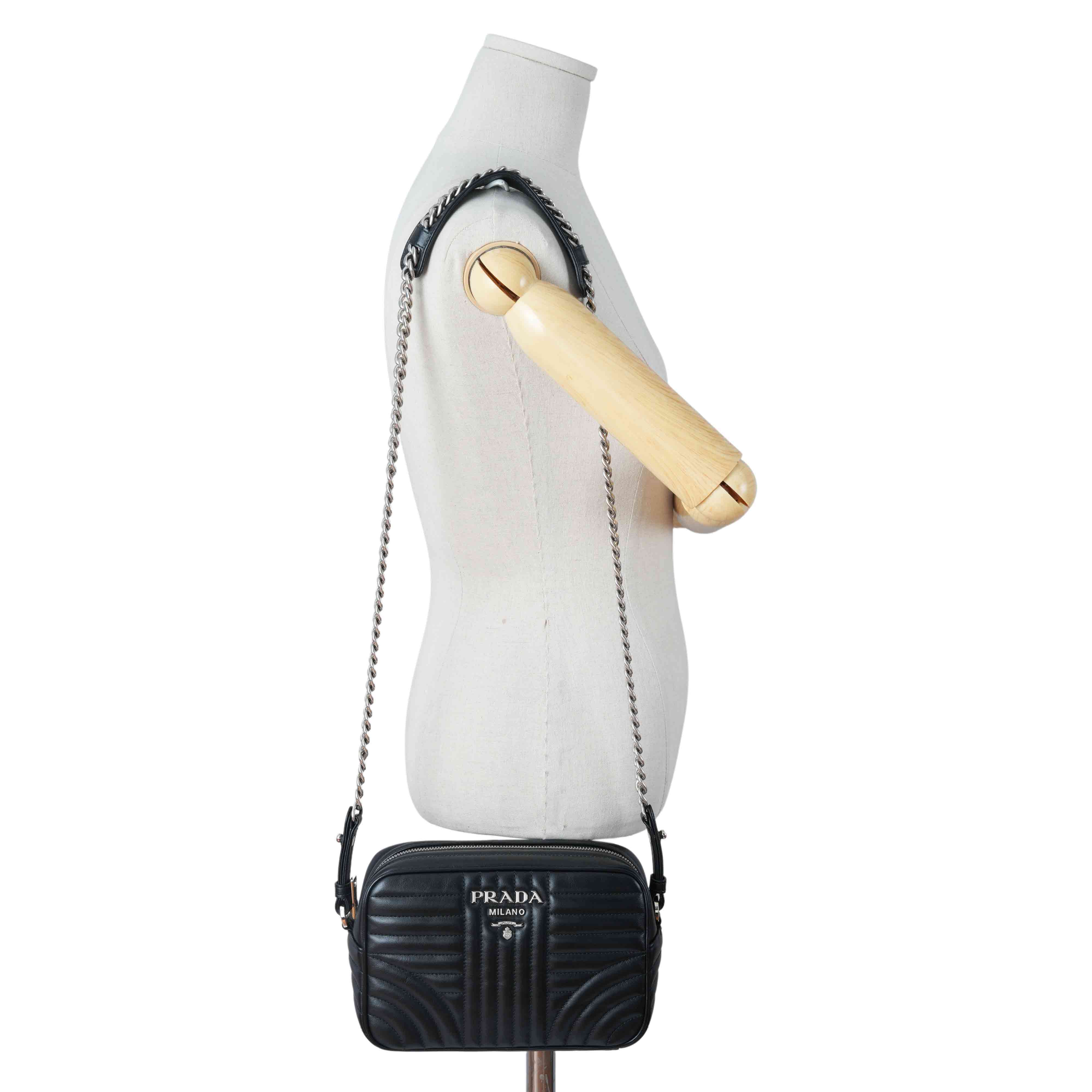 PRADA(USED)프라다 1BH083 다이어그램 숄더백