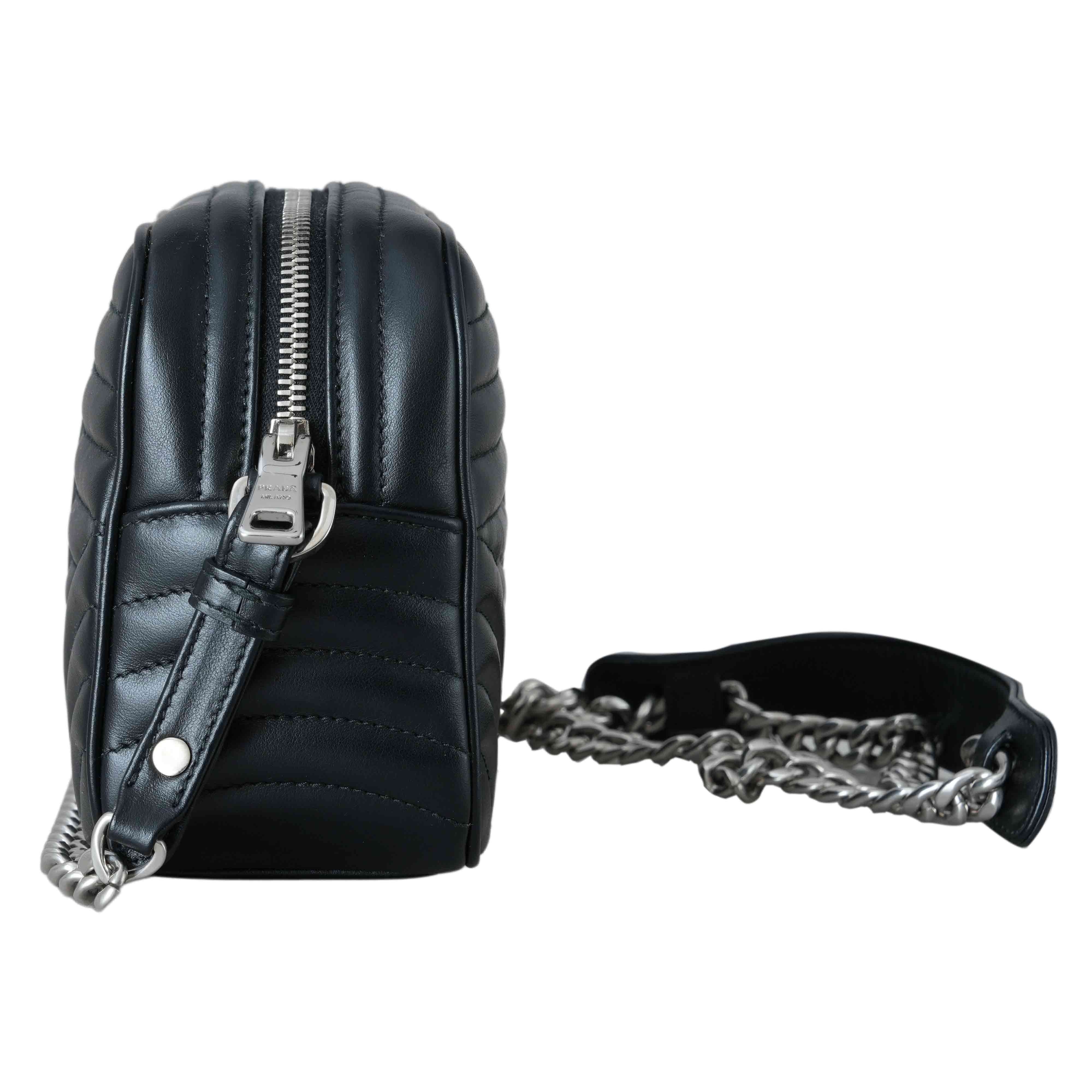 PRADA(USED)프라다 1BH083 다이어그램 숄더백