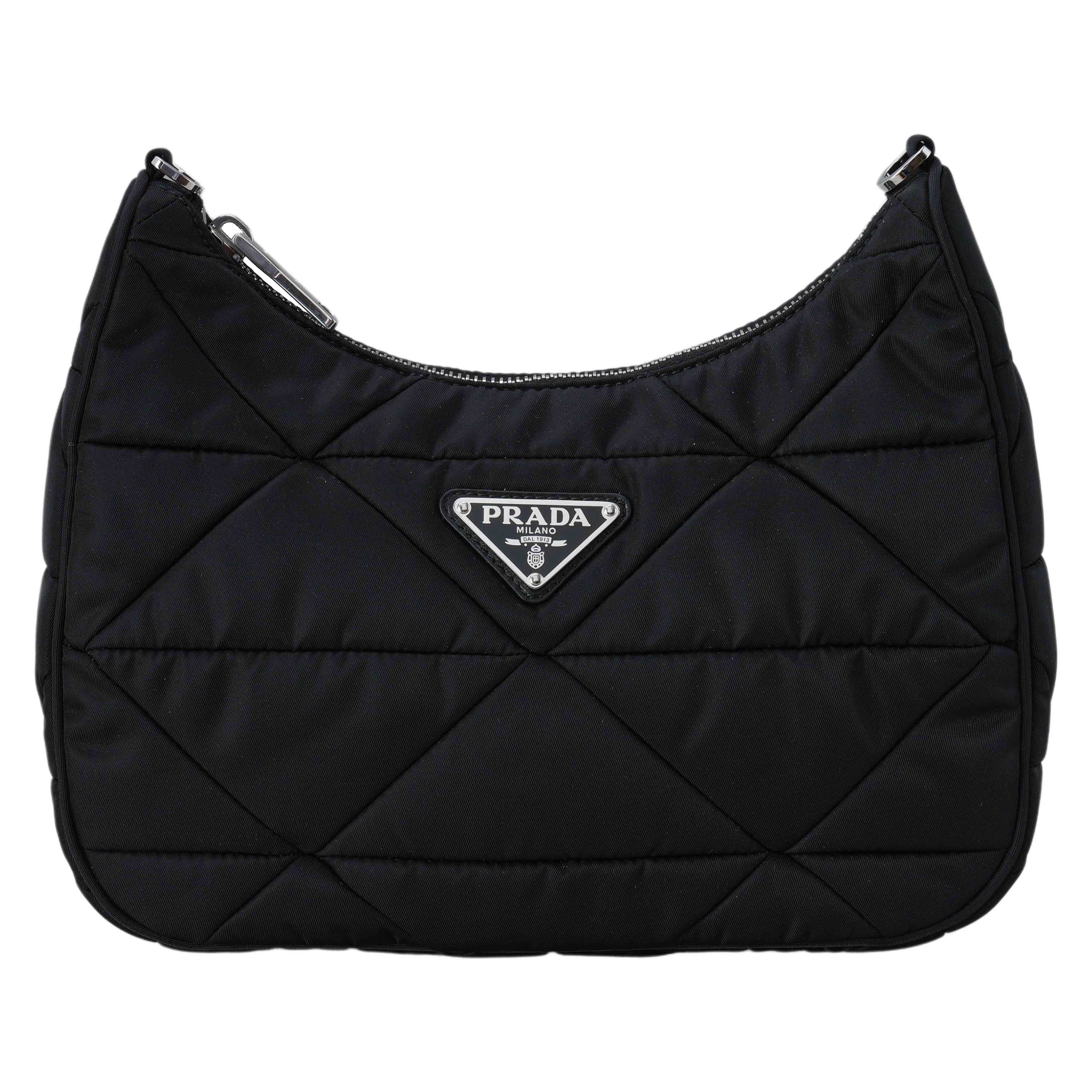 PRADA(USED)프라다 1BC151 테수토 퀼팅 호보 숄더백