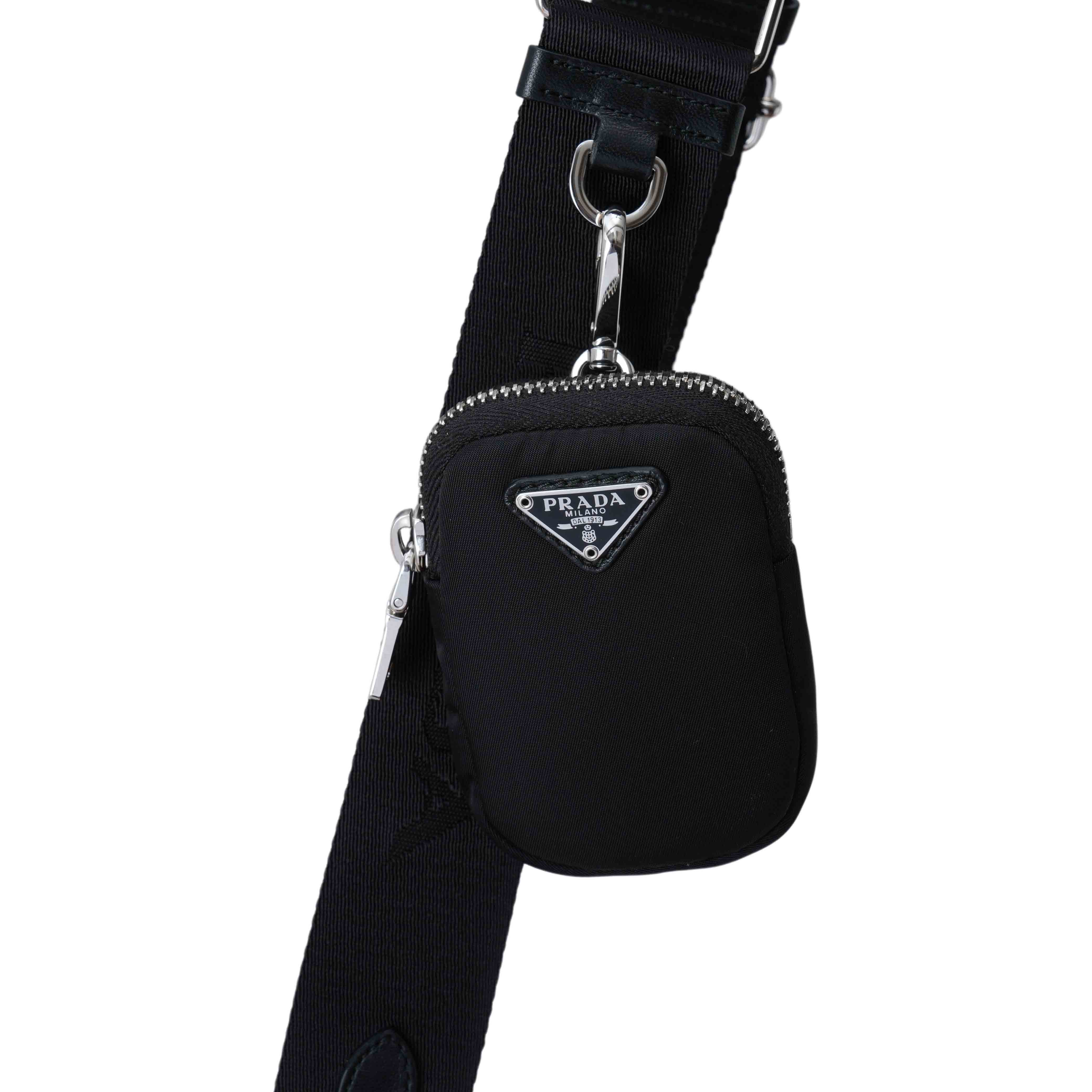 PRADA(USED)프라다 1BC151 테수토 퀼팅 호보 숄더백