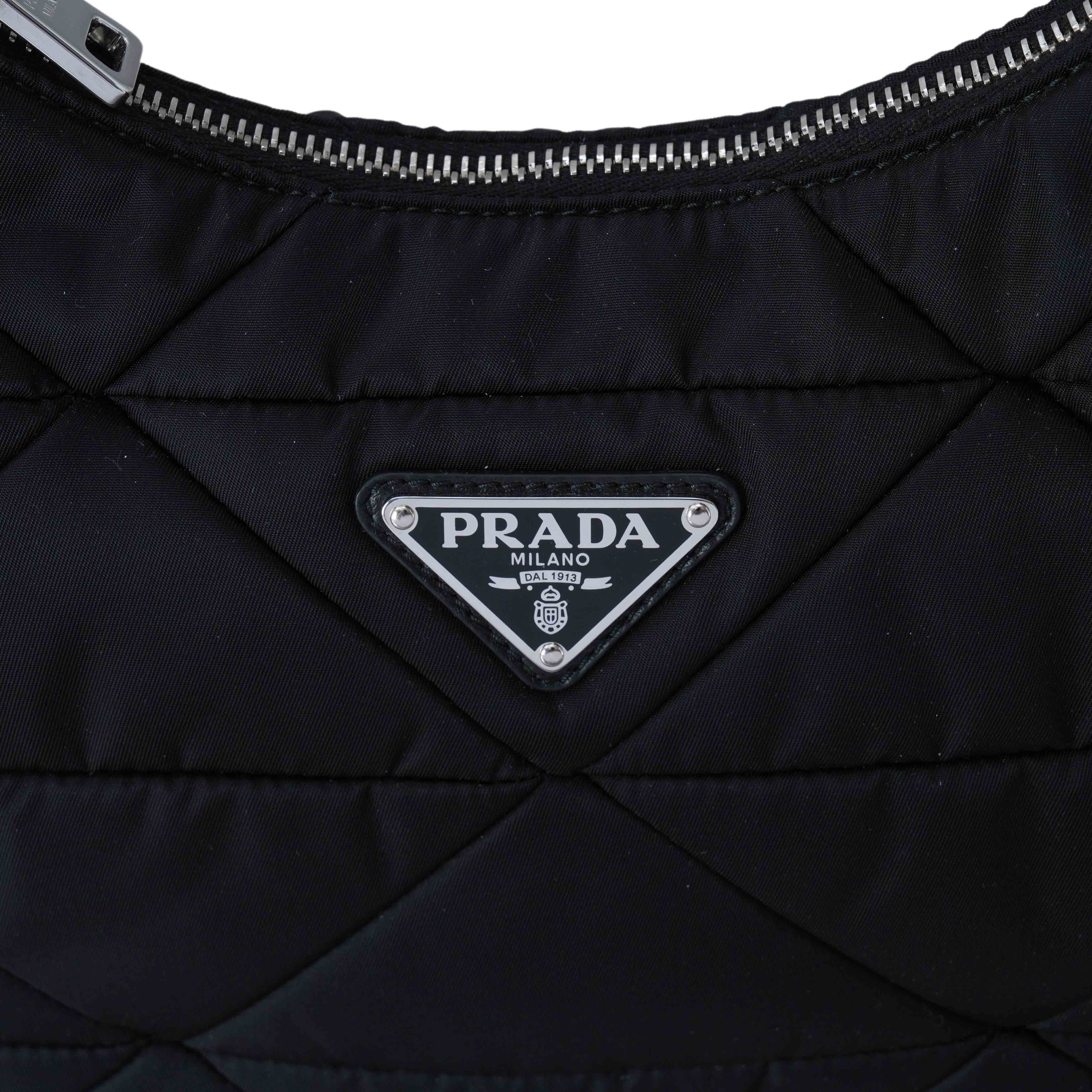 PRADA(USED)프라다 1BC151 테수토 퀼팅 호보 숄더백