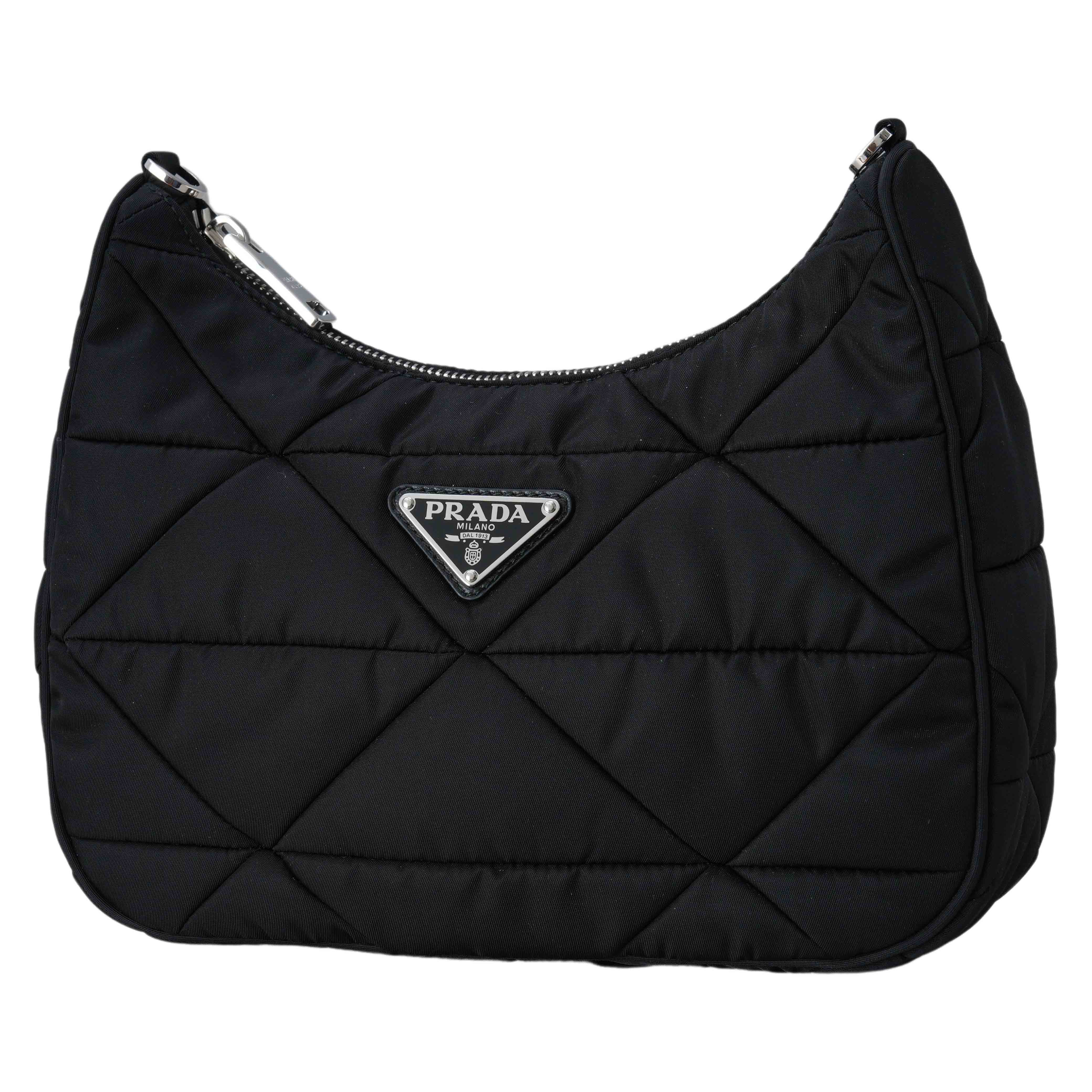 PRADA(USED)프라다 1BC151 테수토 퀼팅 호보 숄더백
