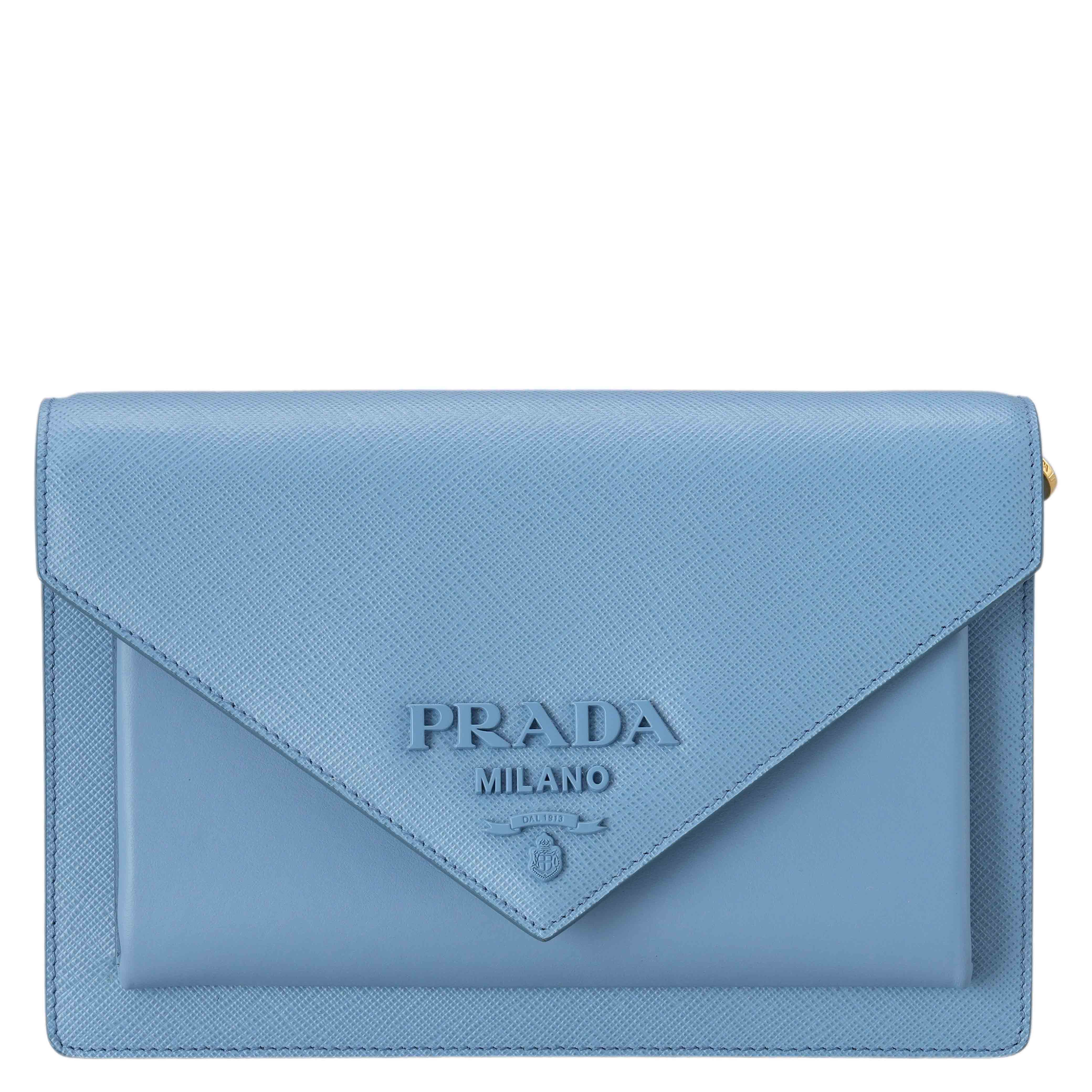 PRADA(USED)프라다 사피아노 엔벨로프 플랩백