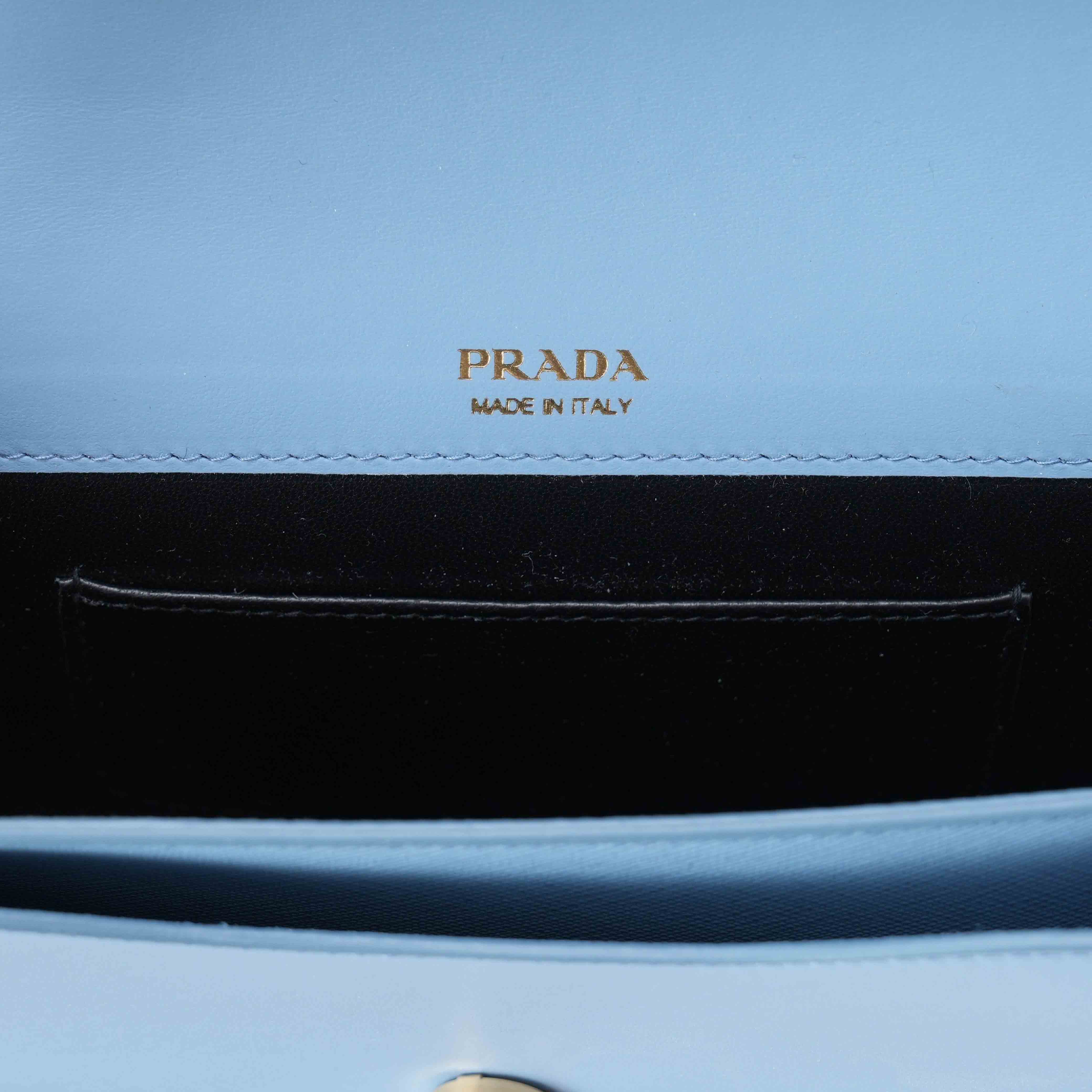 PRADA(USED)프라다 사피아노 엔벨로프 플랩백