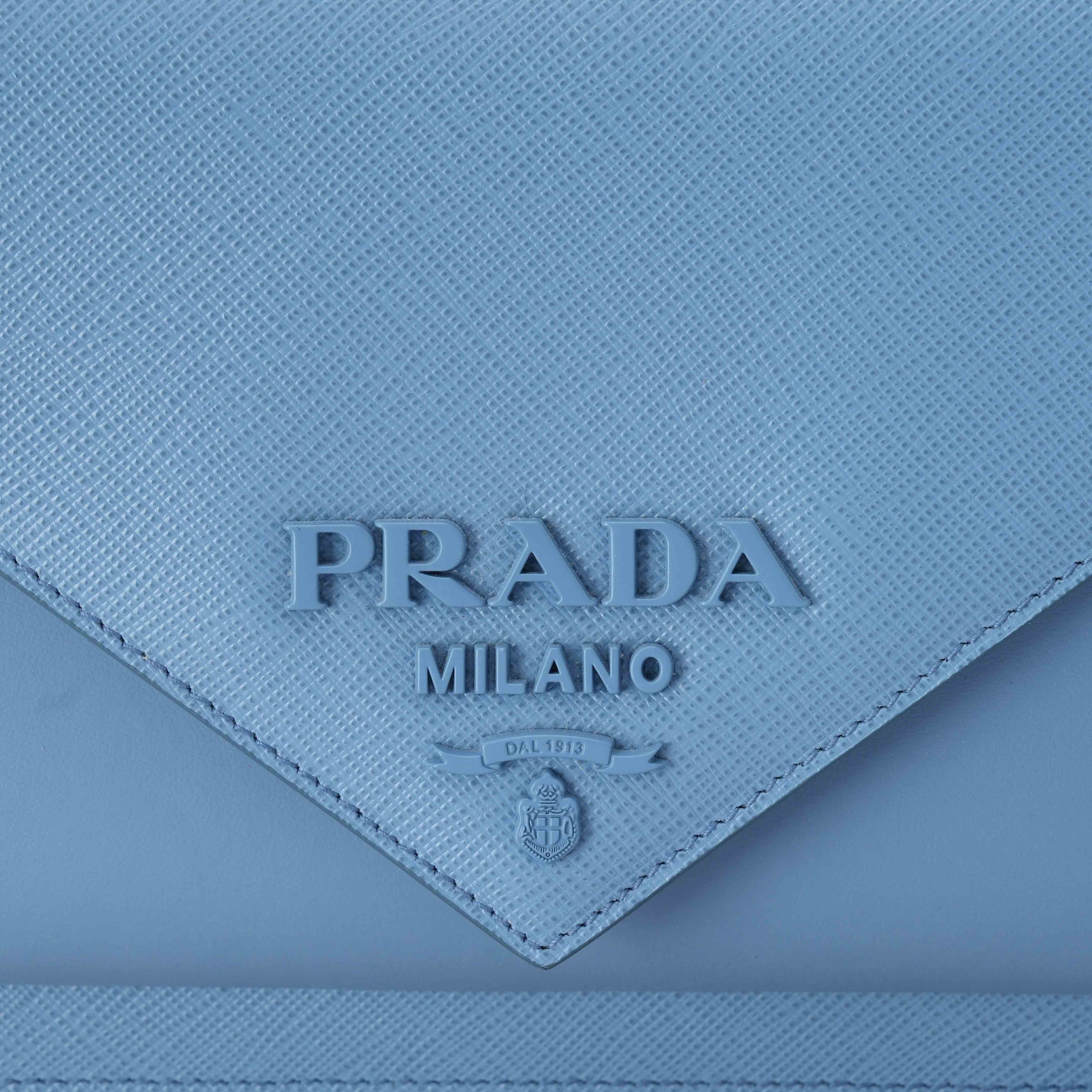 PRADA(USED)프라다 사피아노 엔벨로프 플랩백