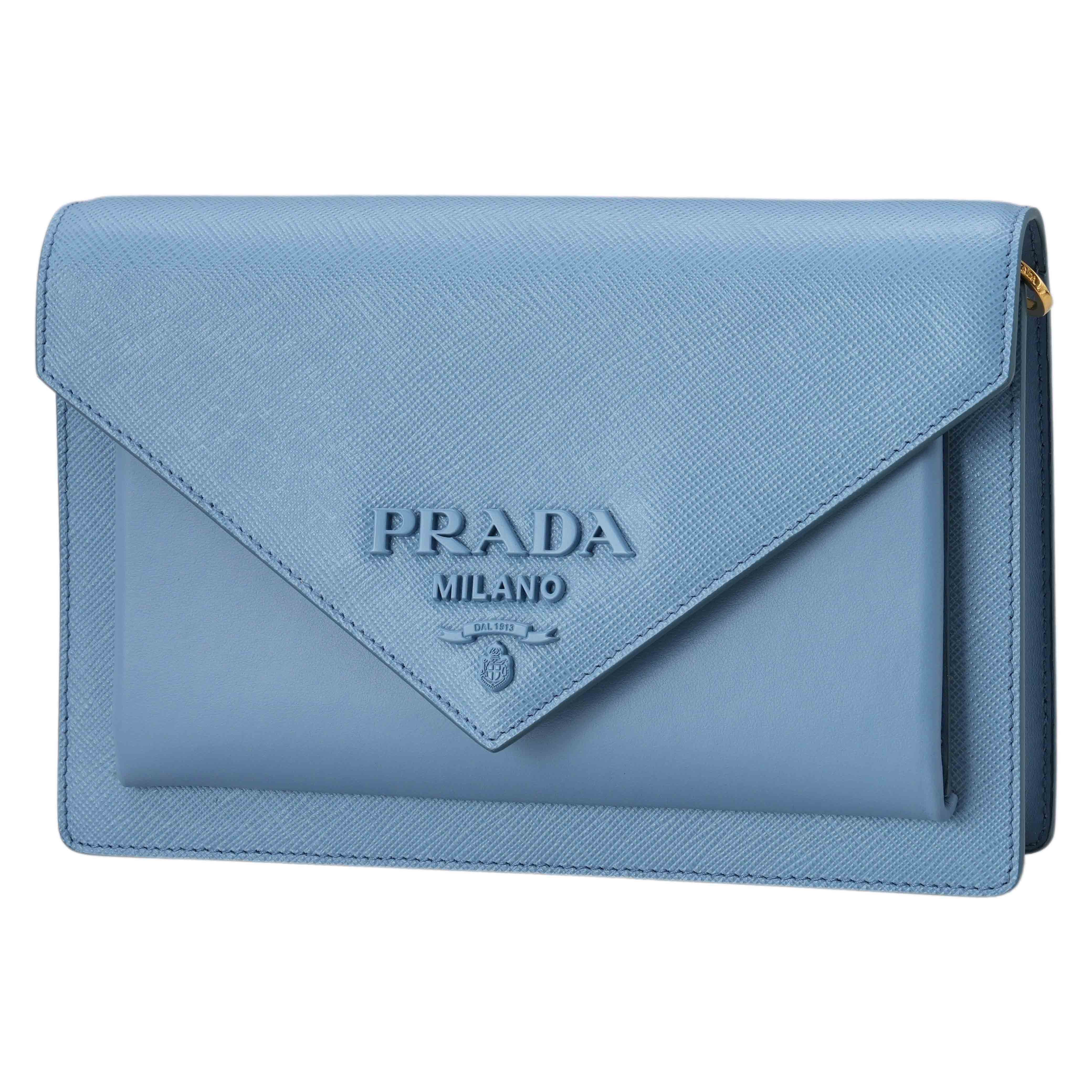 PRADA(USED)프라다 사피아노 엔벨로프 플랩백